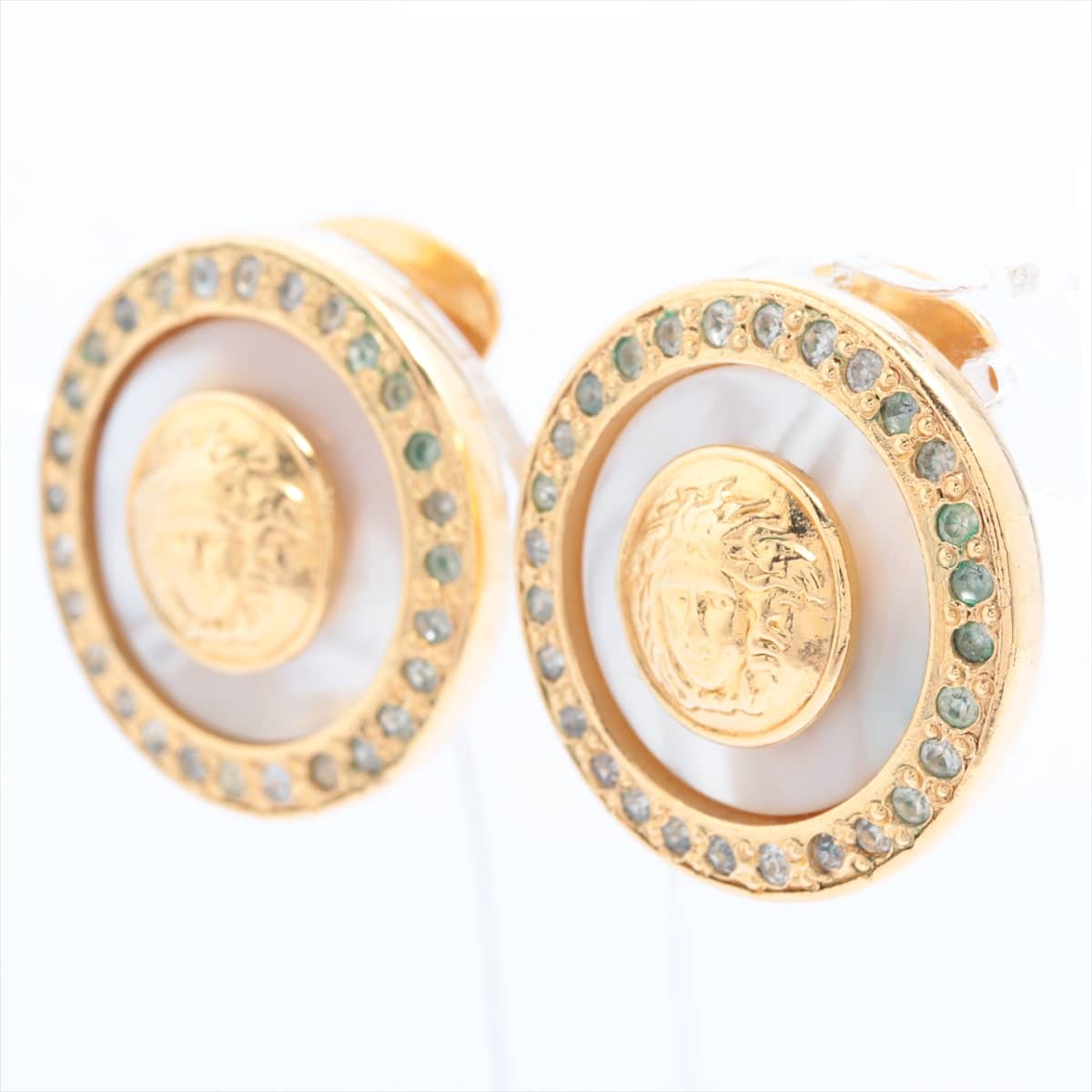 Gianni Versace Medusa Earrings (for both ears) GP Gold