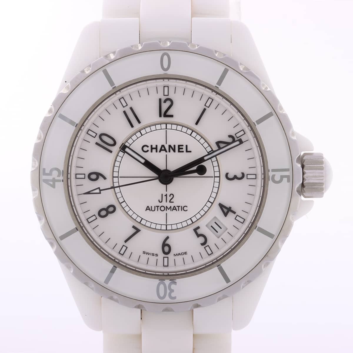 Chanel J12 H0970 SS×CE AT White-Face