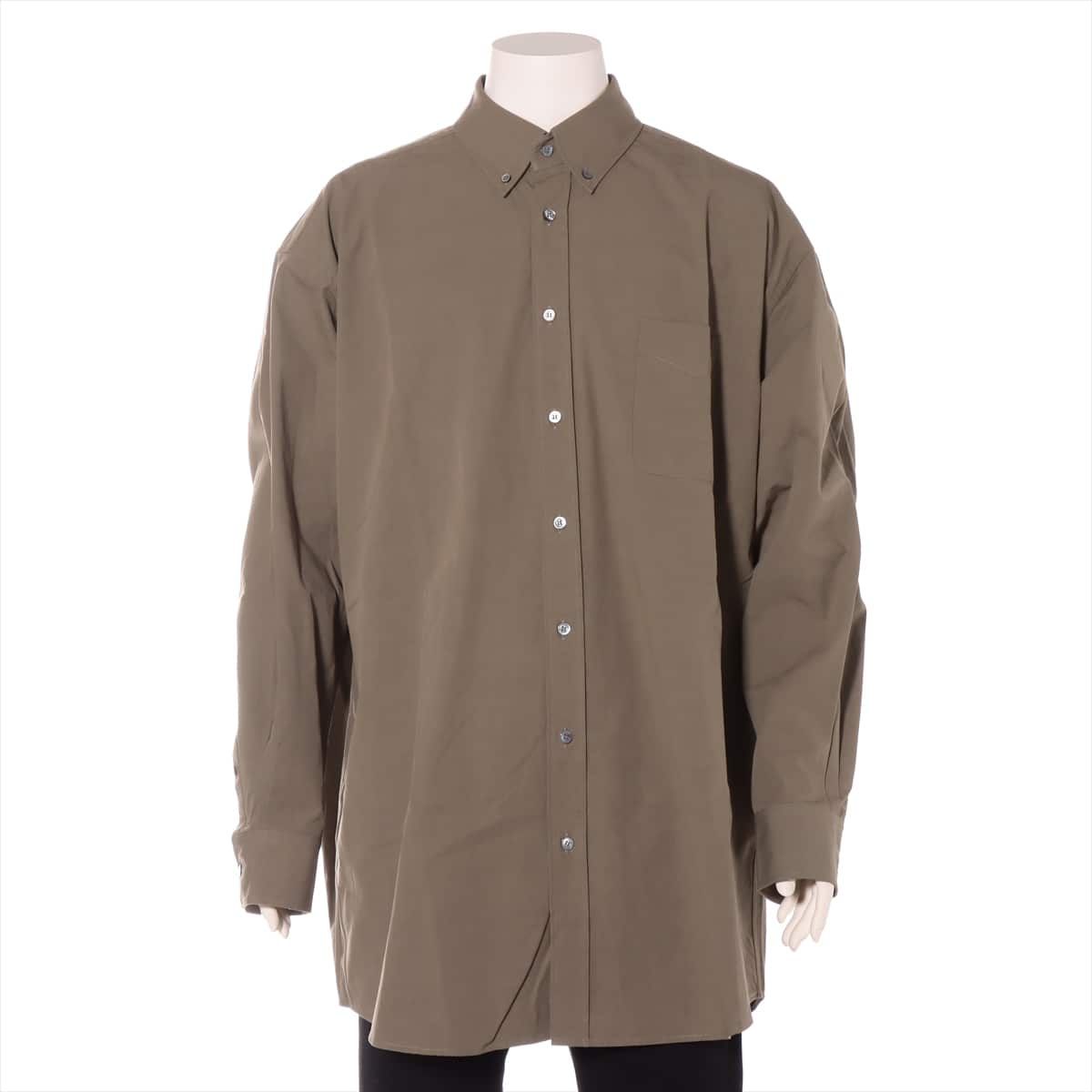 Maison Margiela 20 years Cotton Shirt 38 Men's Khaki  ⑩ Oversized