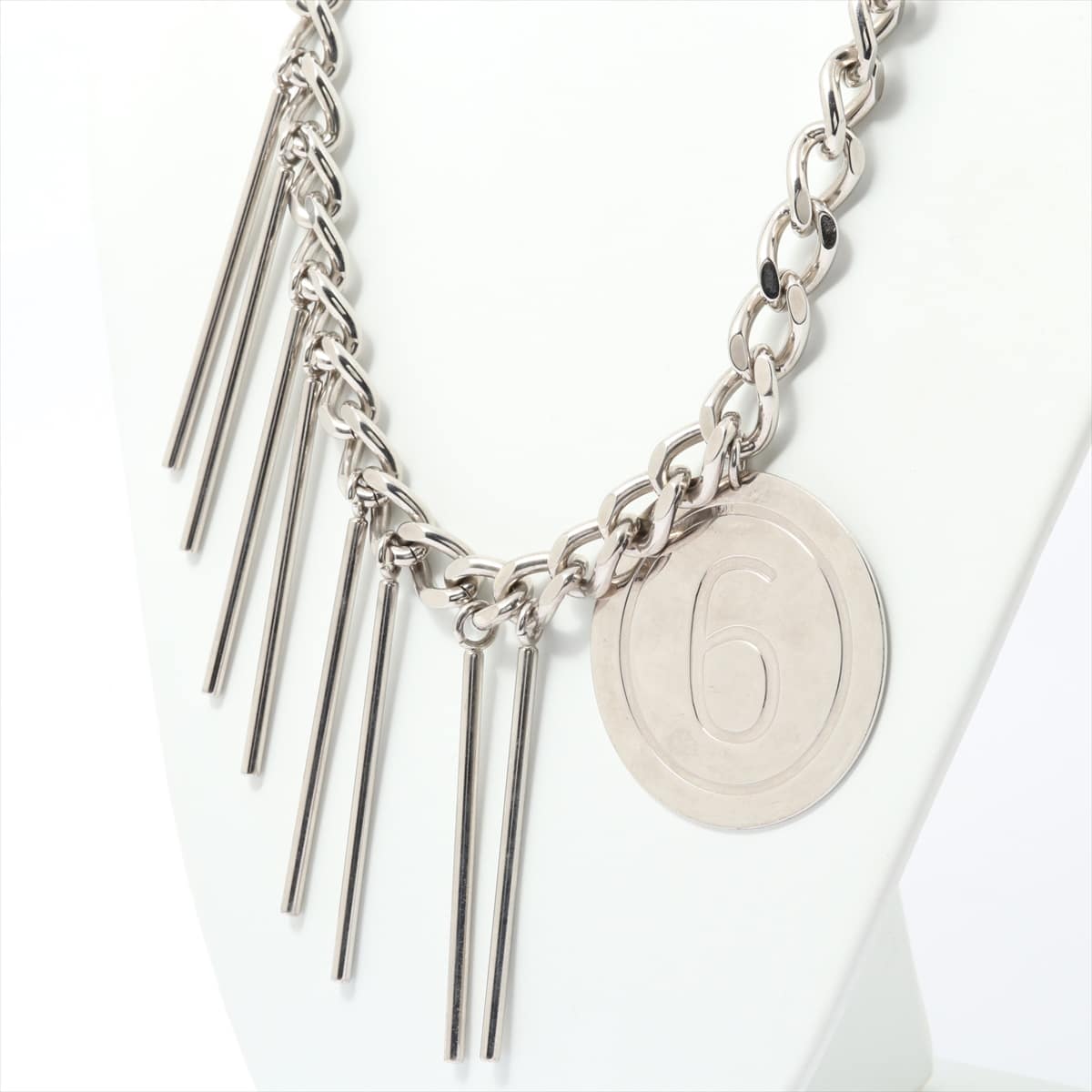 MM6 Necklace Metallic material Silver 6 plates