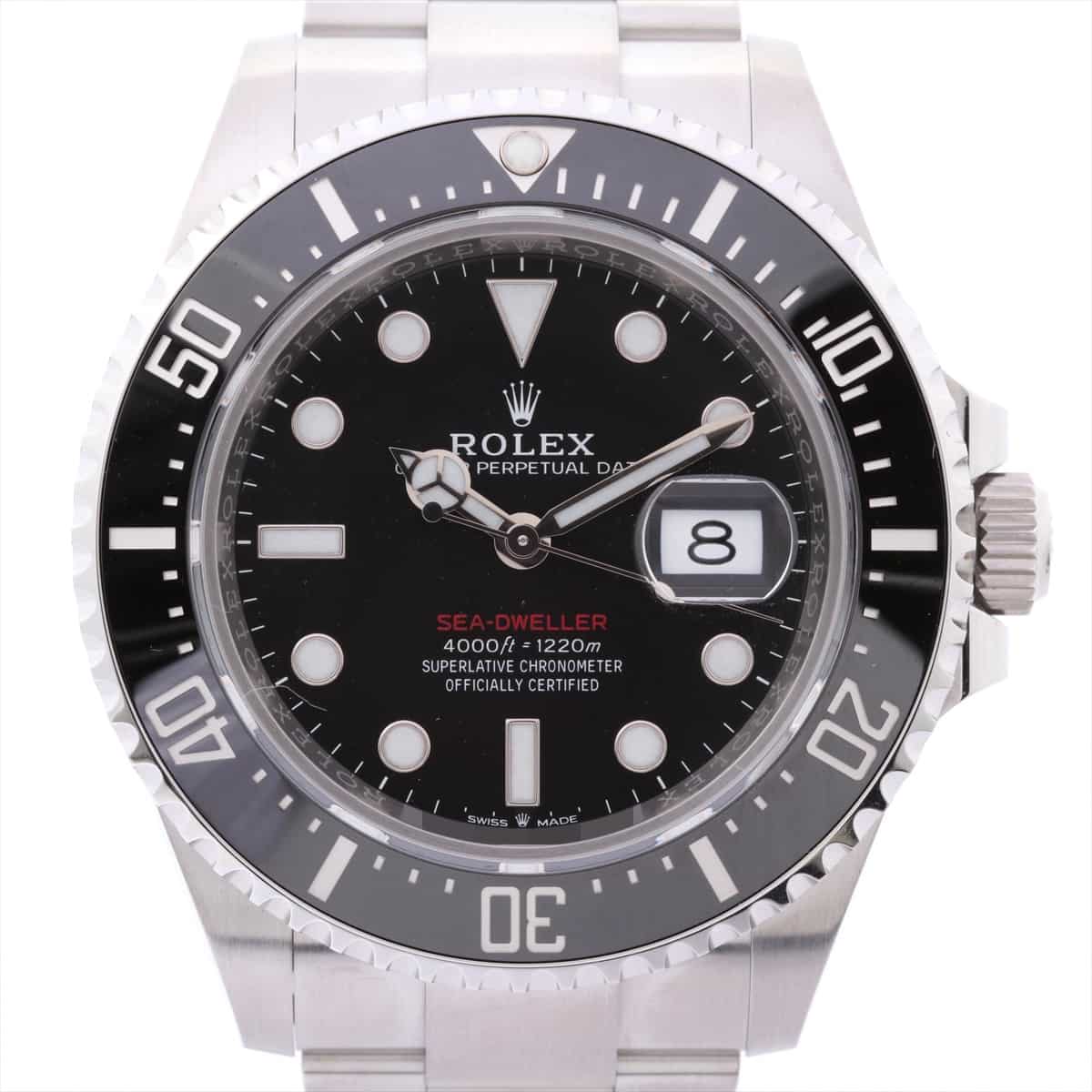 Rolex Sea-Dweller 126600 SS AT Black-Face Extra-Link3
