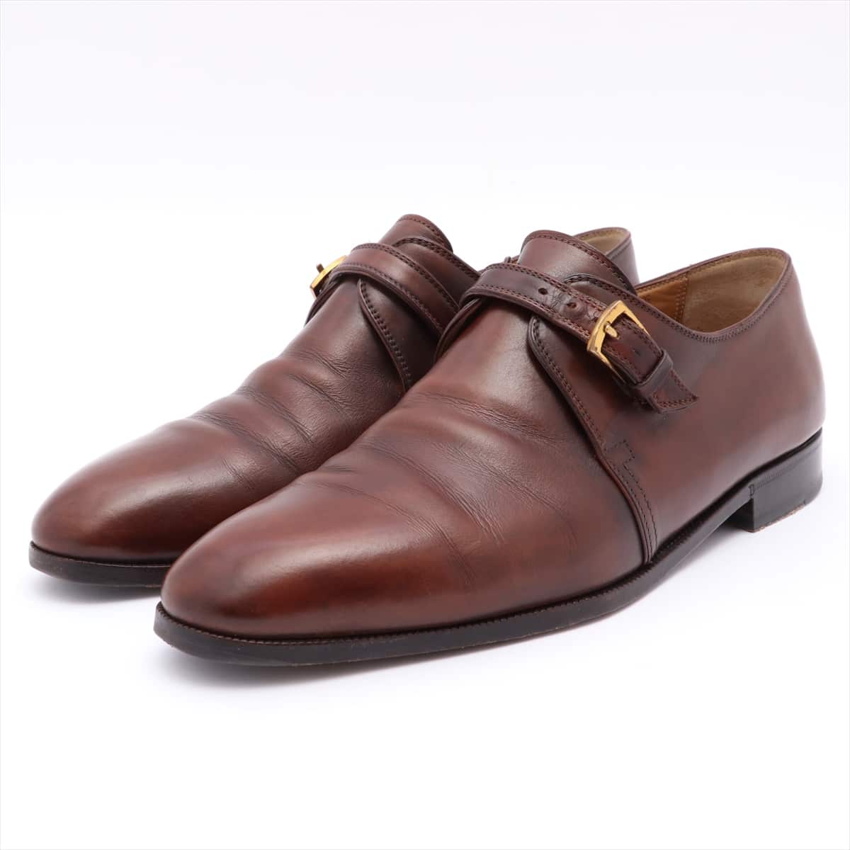 Berluti Leather Leather shoes 8.5 Men's Brown With genuine shoe tree Stained