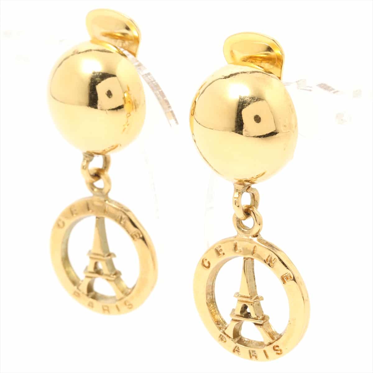 CELINE Earrings (for both ears) GP Gold