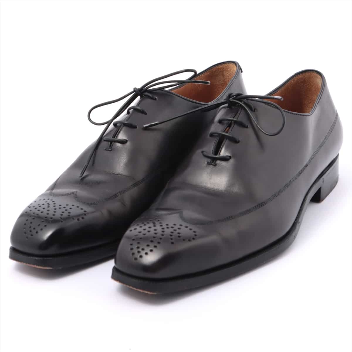 Berluti Leather Shoes 7.5 Men's Black brogue 0794