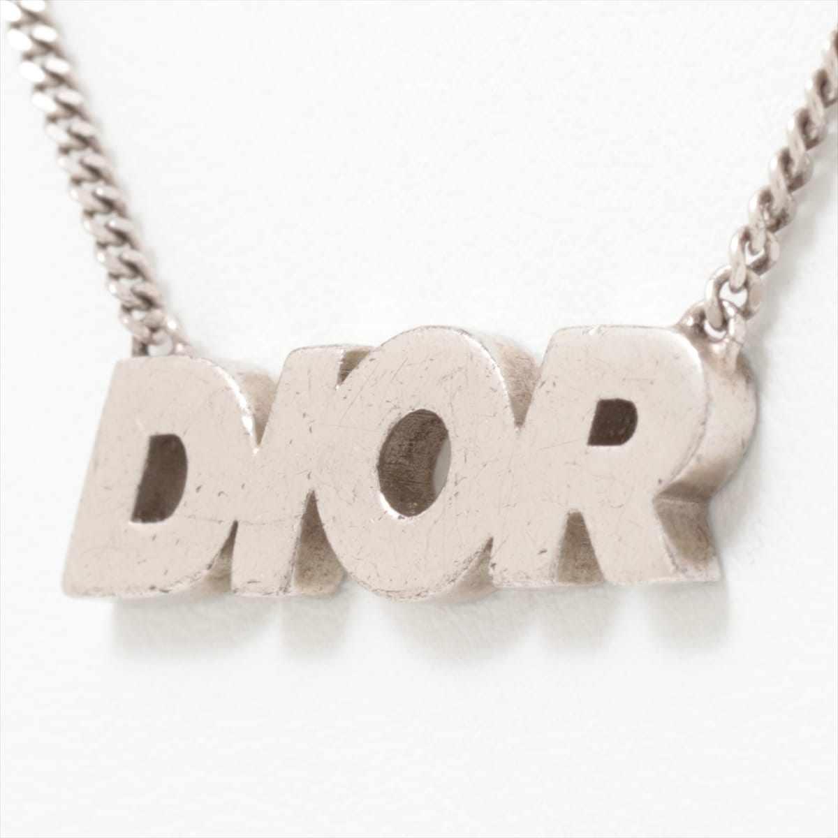 Christian Dior Logo  Necklace 925