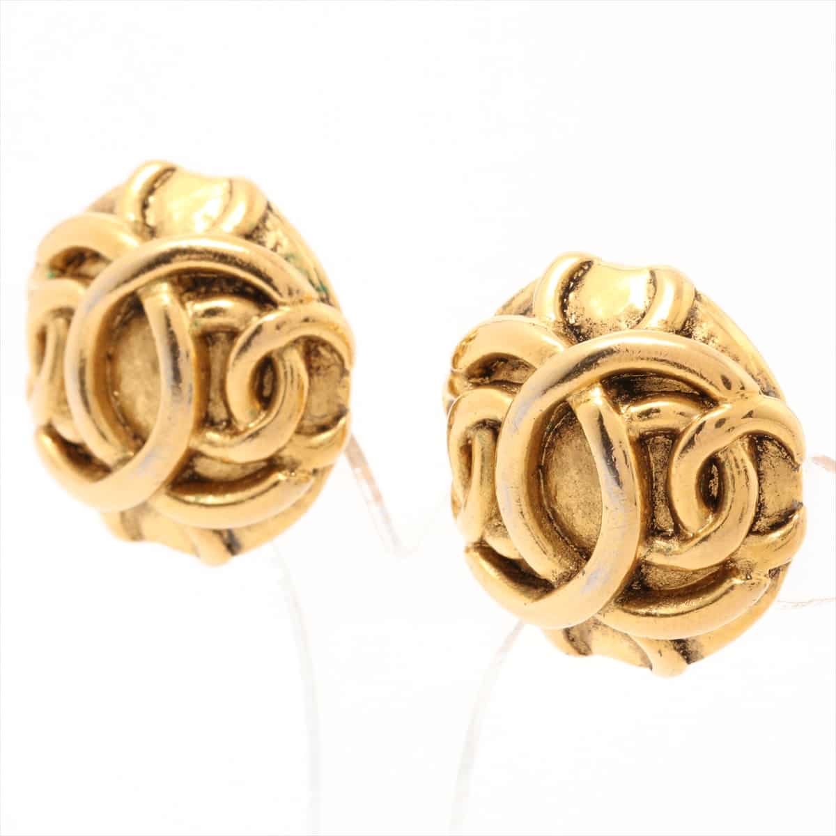 Chanel Earrings (for both ears) GP Gold 2 5