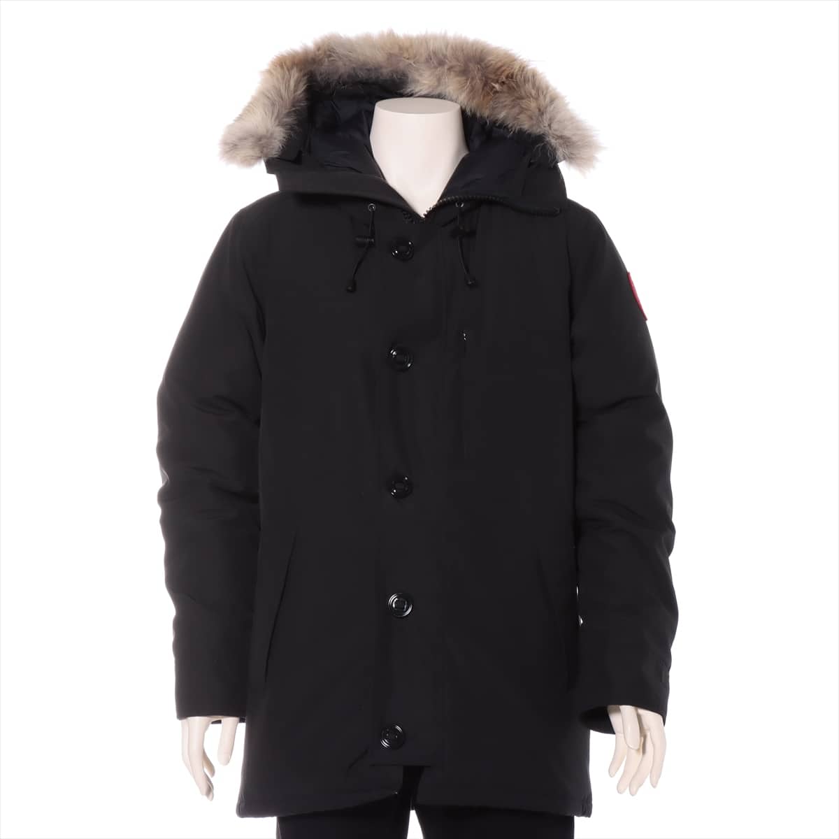 Canada Goose CHATEAU Cotton & Polyester Down jacket L Fusion Men's Black  3426MA Sotheby