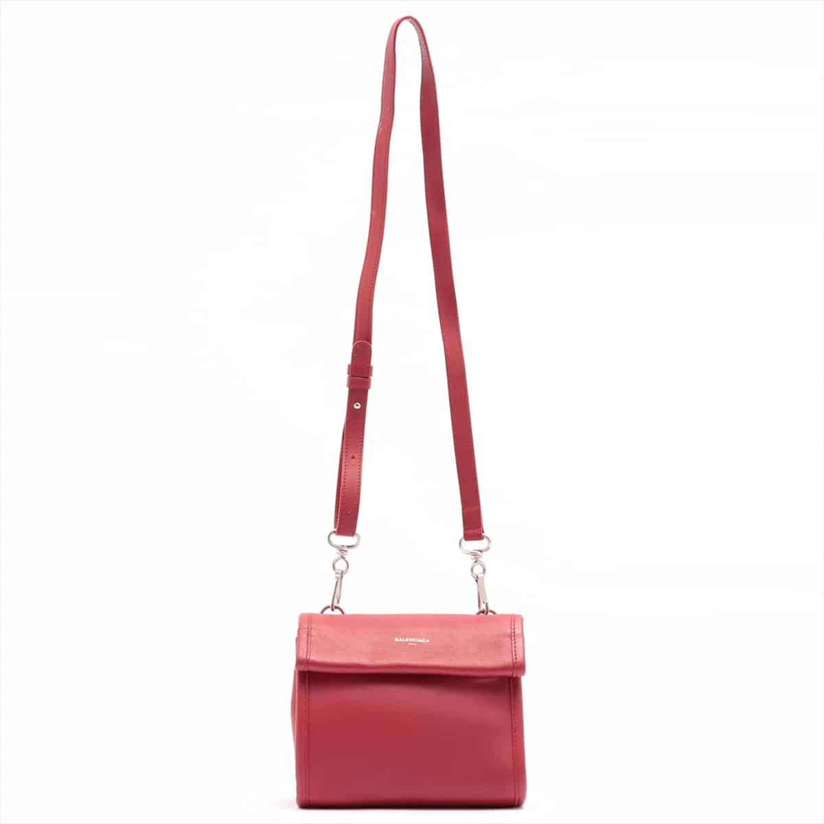 Balenciaga Leather Shoulder bag Red 456983