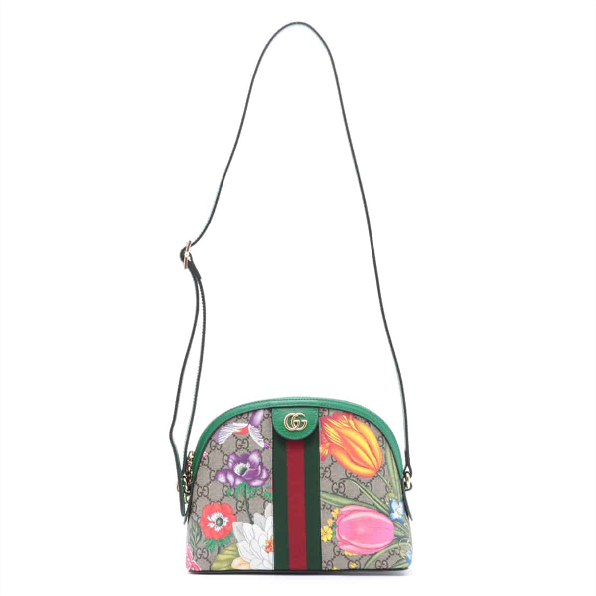 Gucci GG Supreme Ophidia Shoulder bag Green 499621