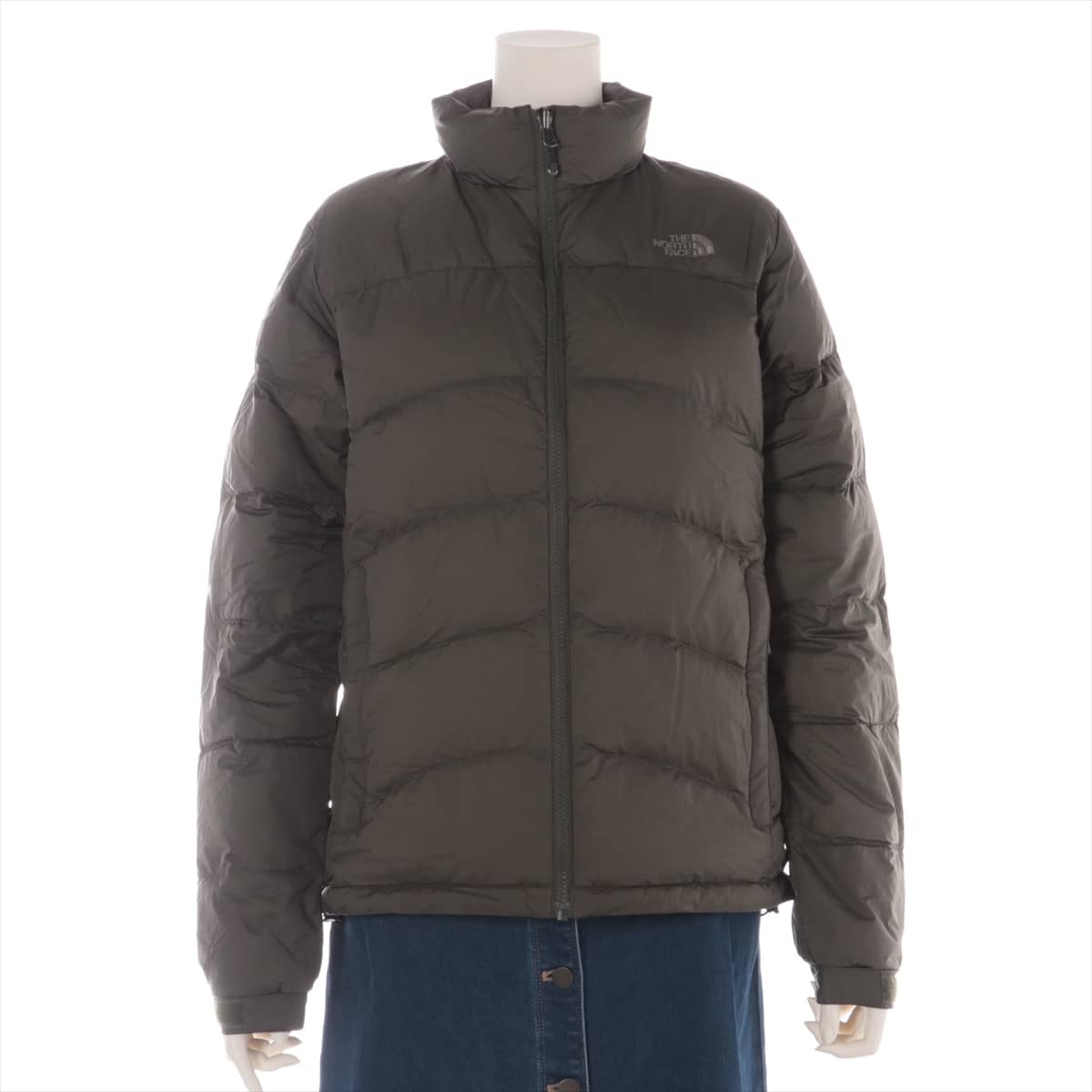The North Face Nylon Down jacket XL Ladies' Khaki  NDW91832 ACONCAGUA JACKET