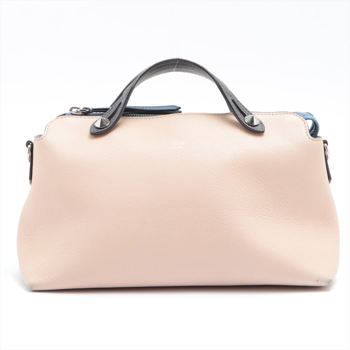 Fendi By the Way Leather Hand bag Beige