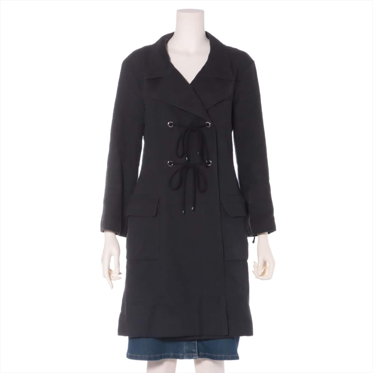 Chanel 07C Cotton coats 36 Ladies' Black