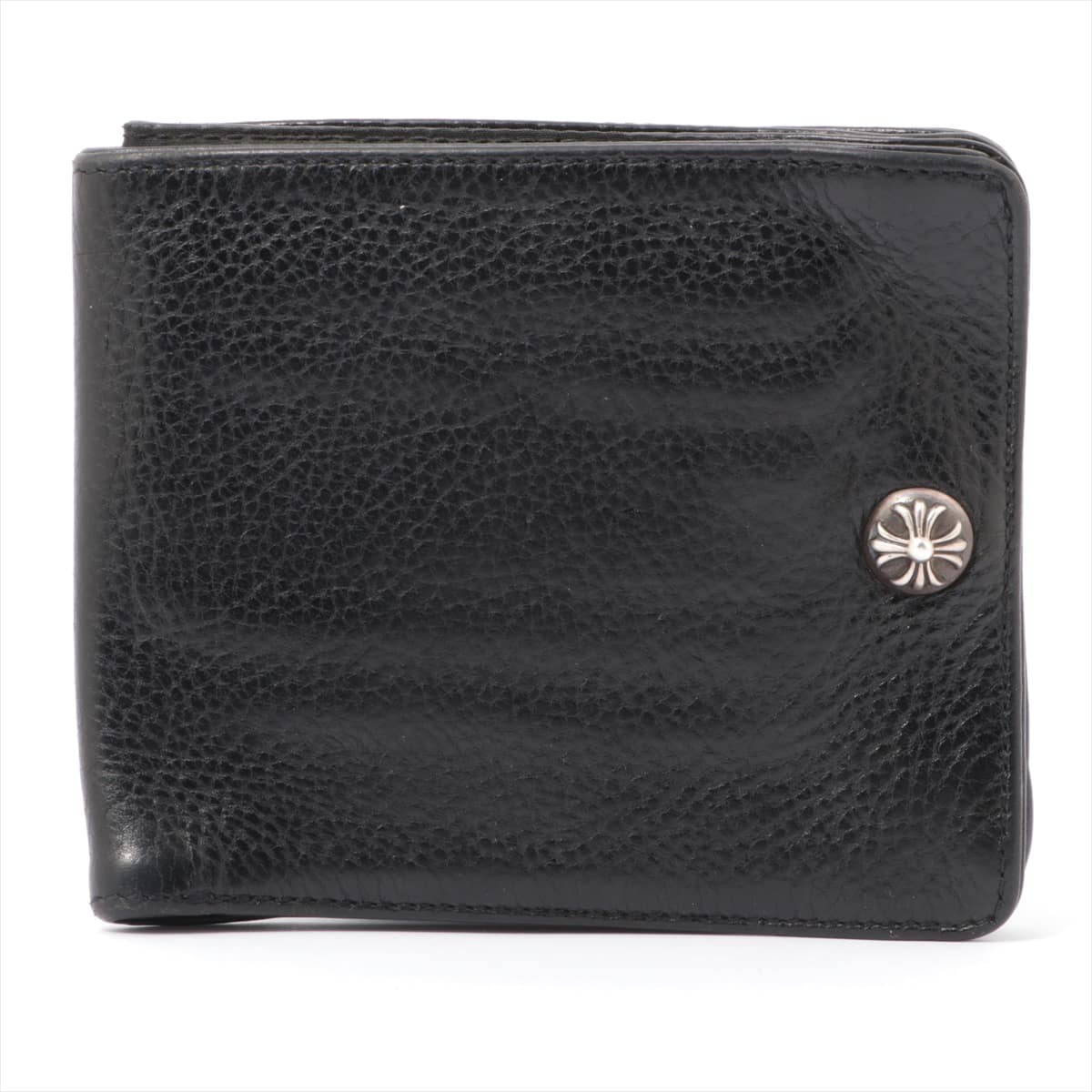 Chrome Hearts 1snap Wallet Leather Black