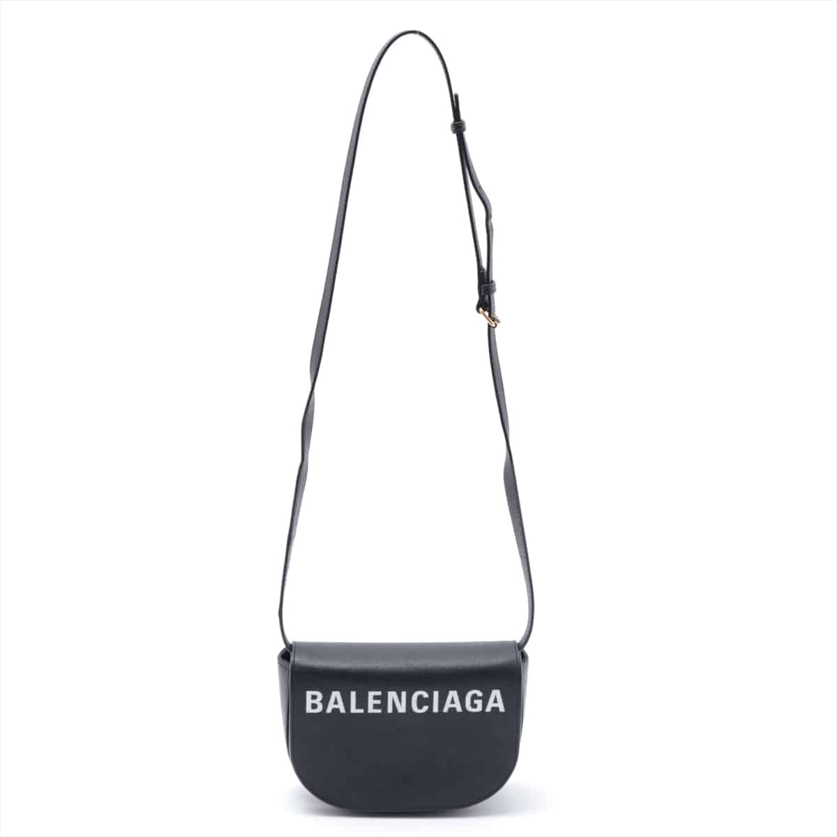 Balenciaga Ville Day Bag Leather Shoulder bag Black 550639