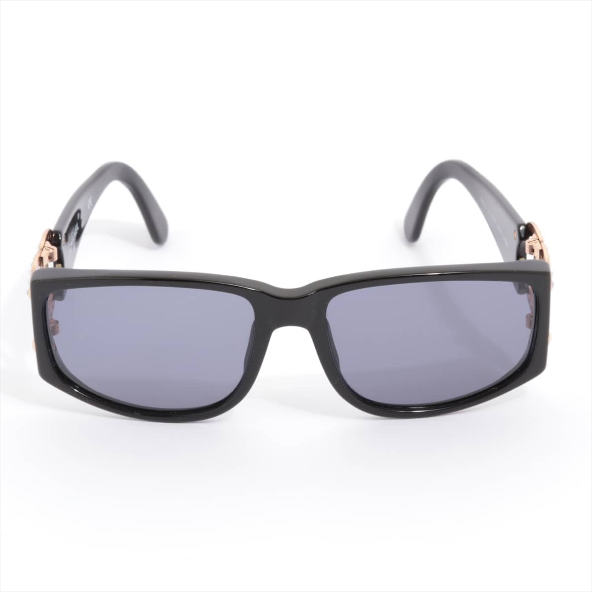 Chanel 02461 94305 Coco Mark Sunglasses Plastic Black
