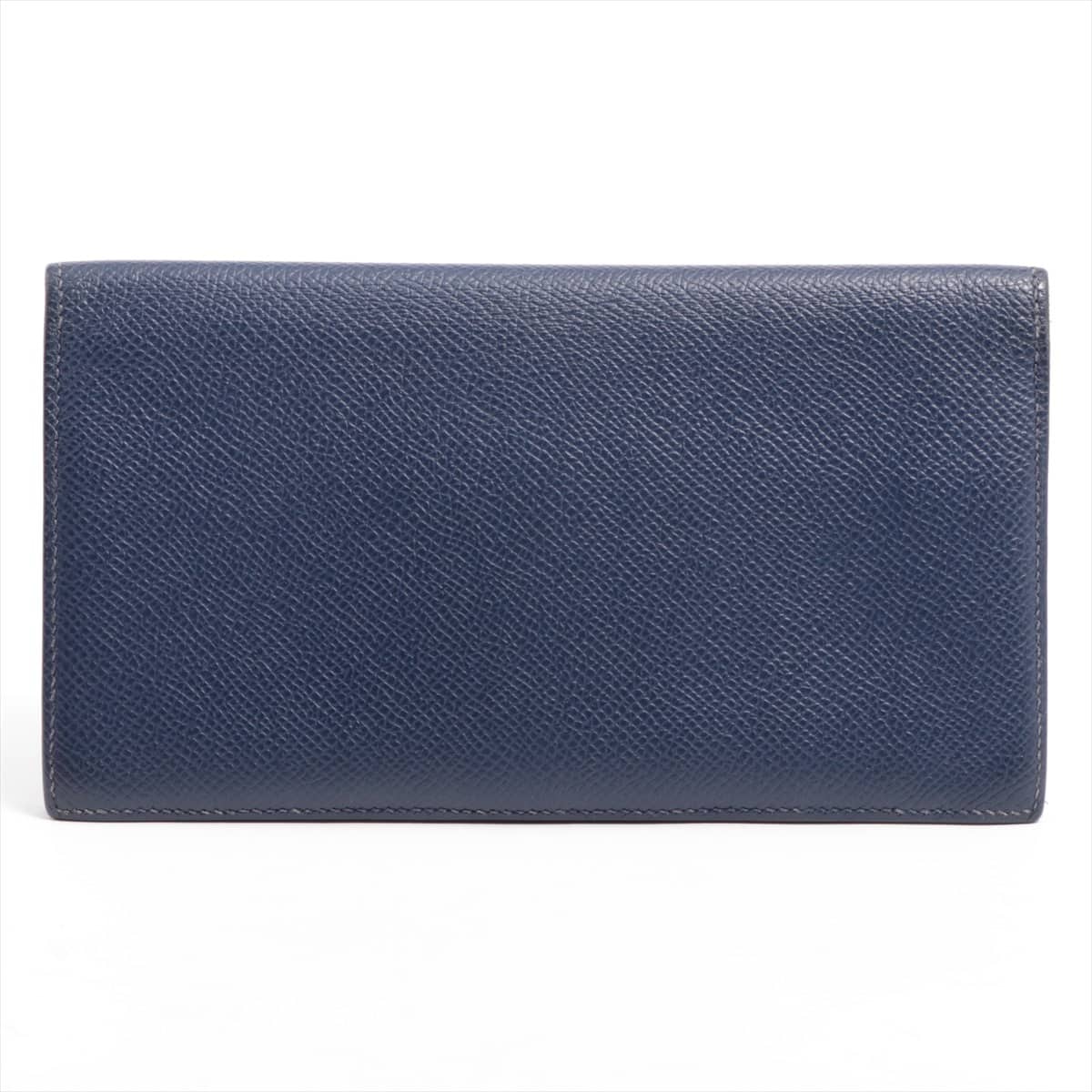 Hermès MC2 Fleming Veau Epsom Wallet Navy blue X: 2016