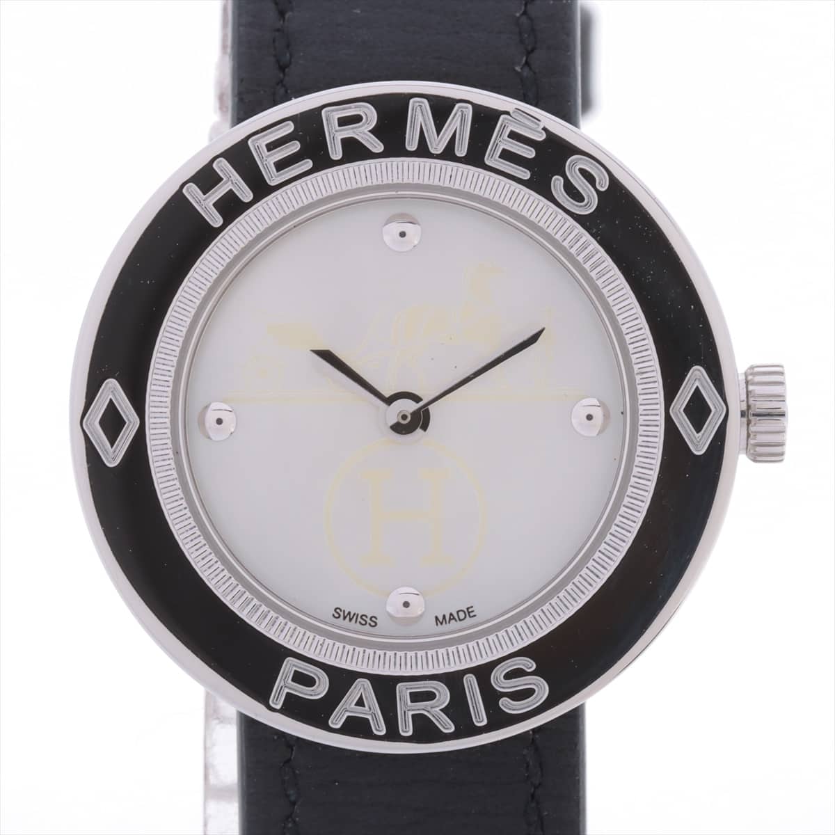 Hermès Pass pass PP1.210 SS & Leather QZ Shell-Face