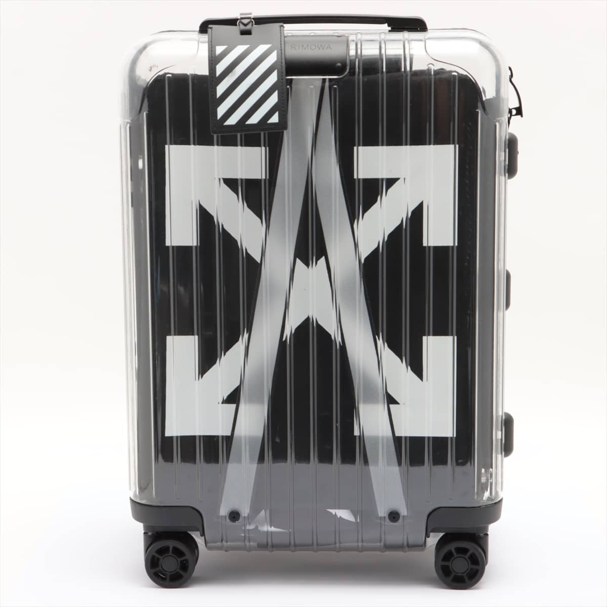Off-White Carry case Clear Rimowa Setting number: 000 Rollers x 4