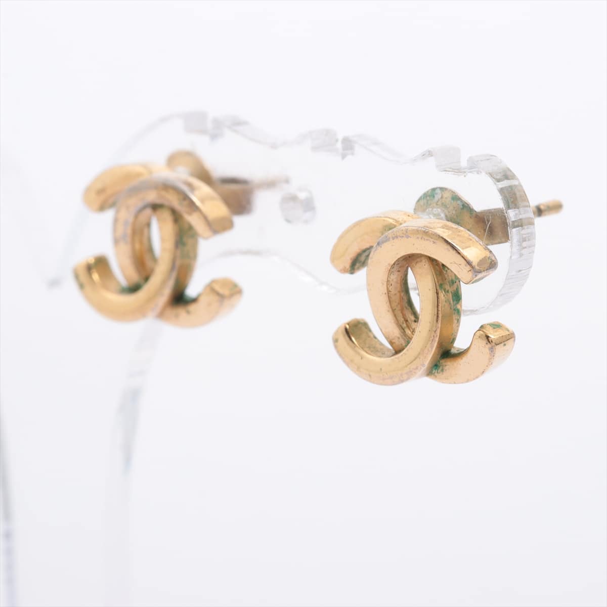 Chanel Coco Mark Piercing jewelry (for both ears) GP Gold