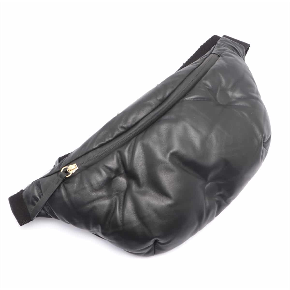 Maison Margiela Gram slam Leather Sling backpack Black