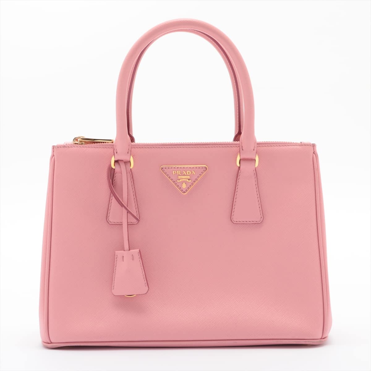 Prada Saffiano Lux Leather 2way shoulder bag Pink 1BA863