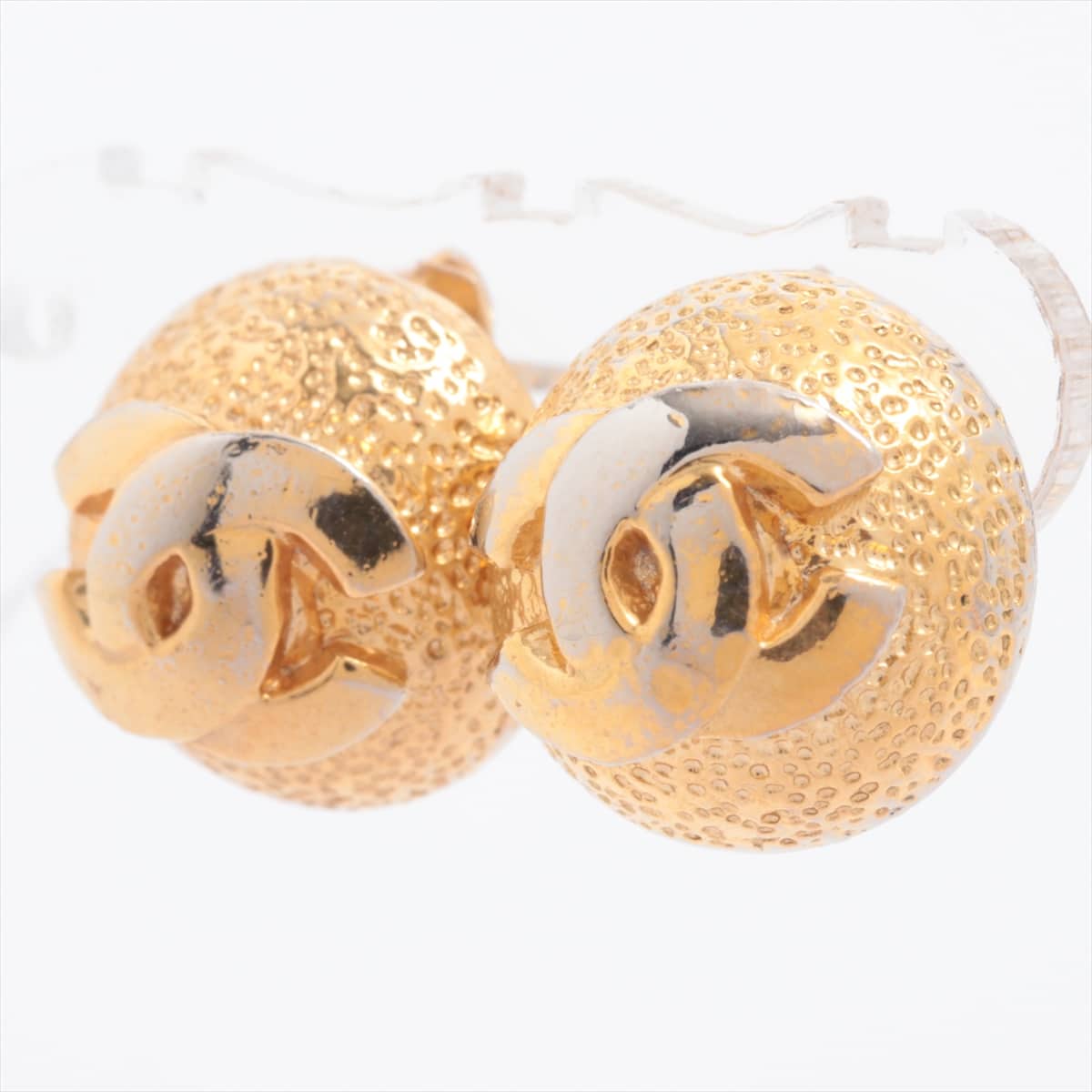 Chanel Coco Mark Piercing jewelry (for both ears) GP Gold