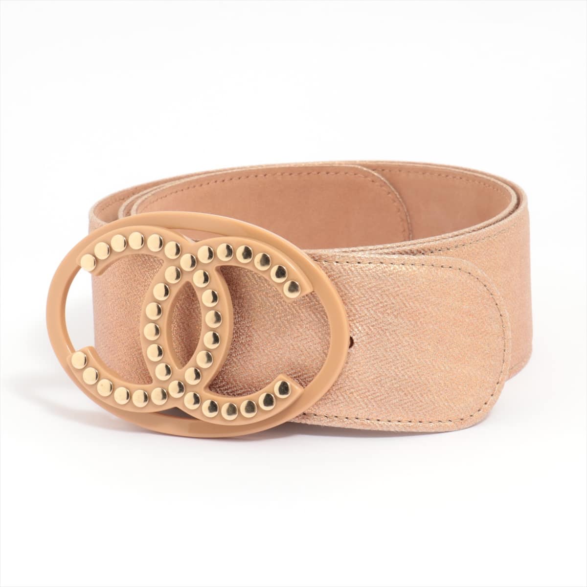 Chanel Coco Mark 05P Belt 90/36 Leather Gold