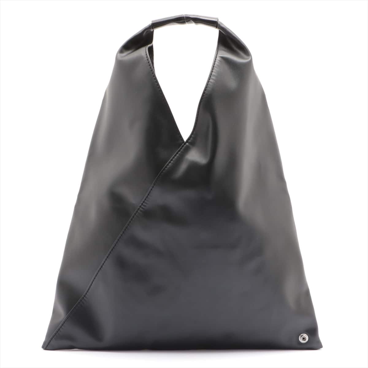MM6 Leather Hand bag Black Triangle