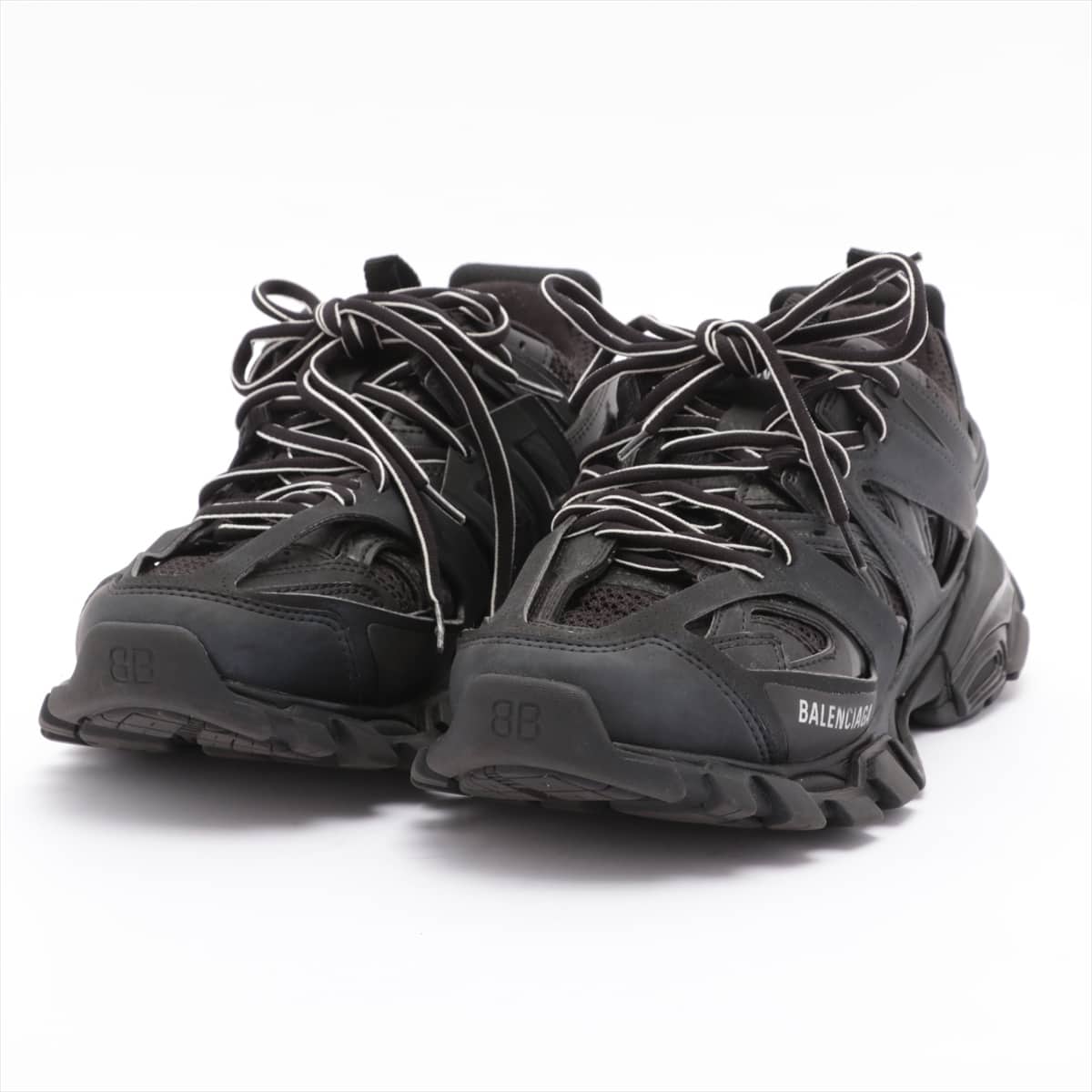 Balenciaga Truck trainer Leather x fabric Sneakers JPN26.5 Men's Black 542023