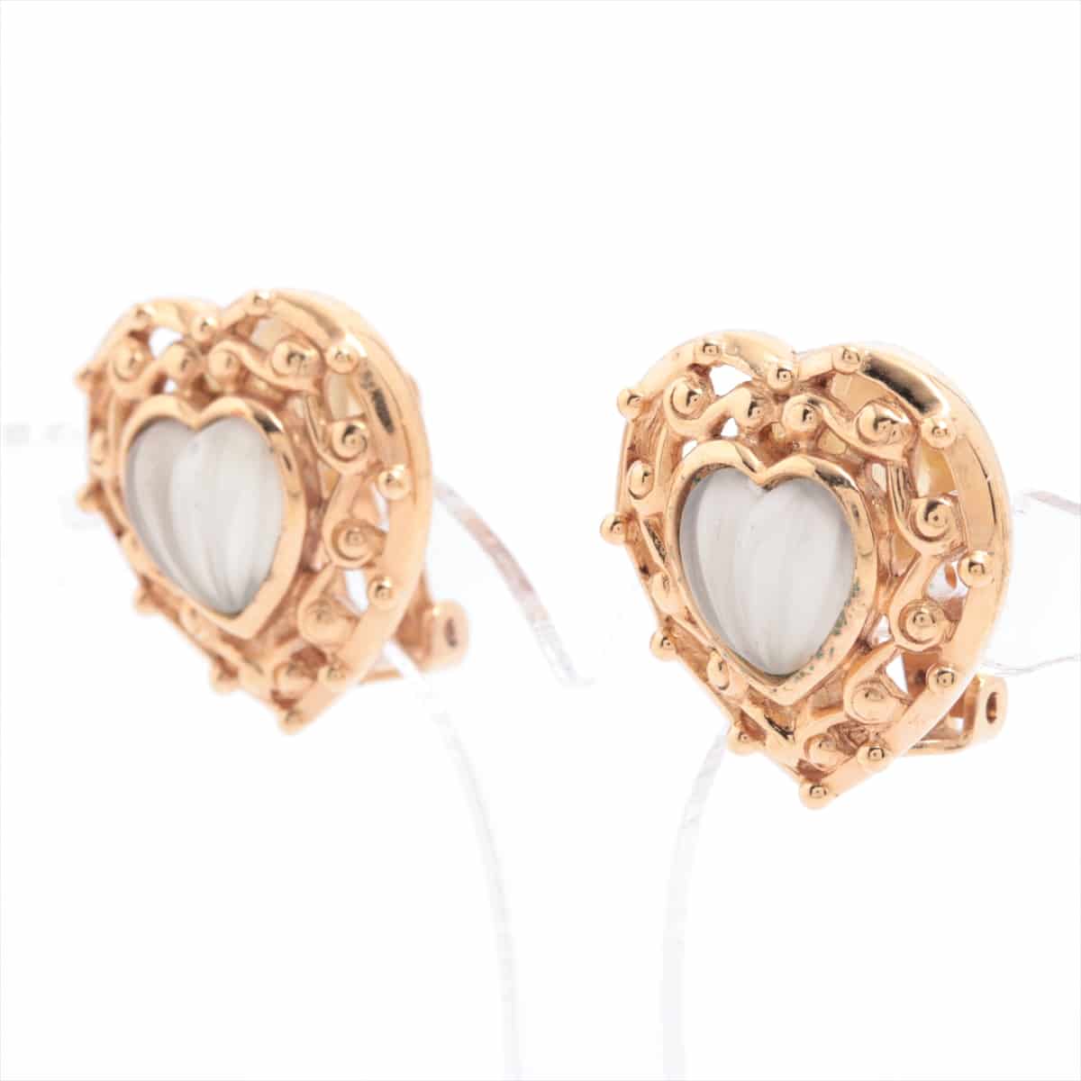 Christian Dior hearts Earrings (for both ears) GP Gold
