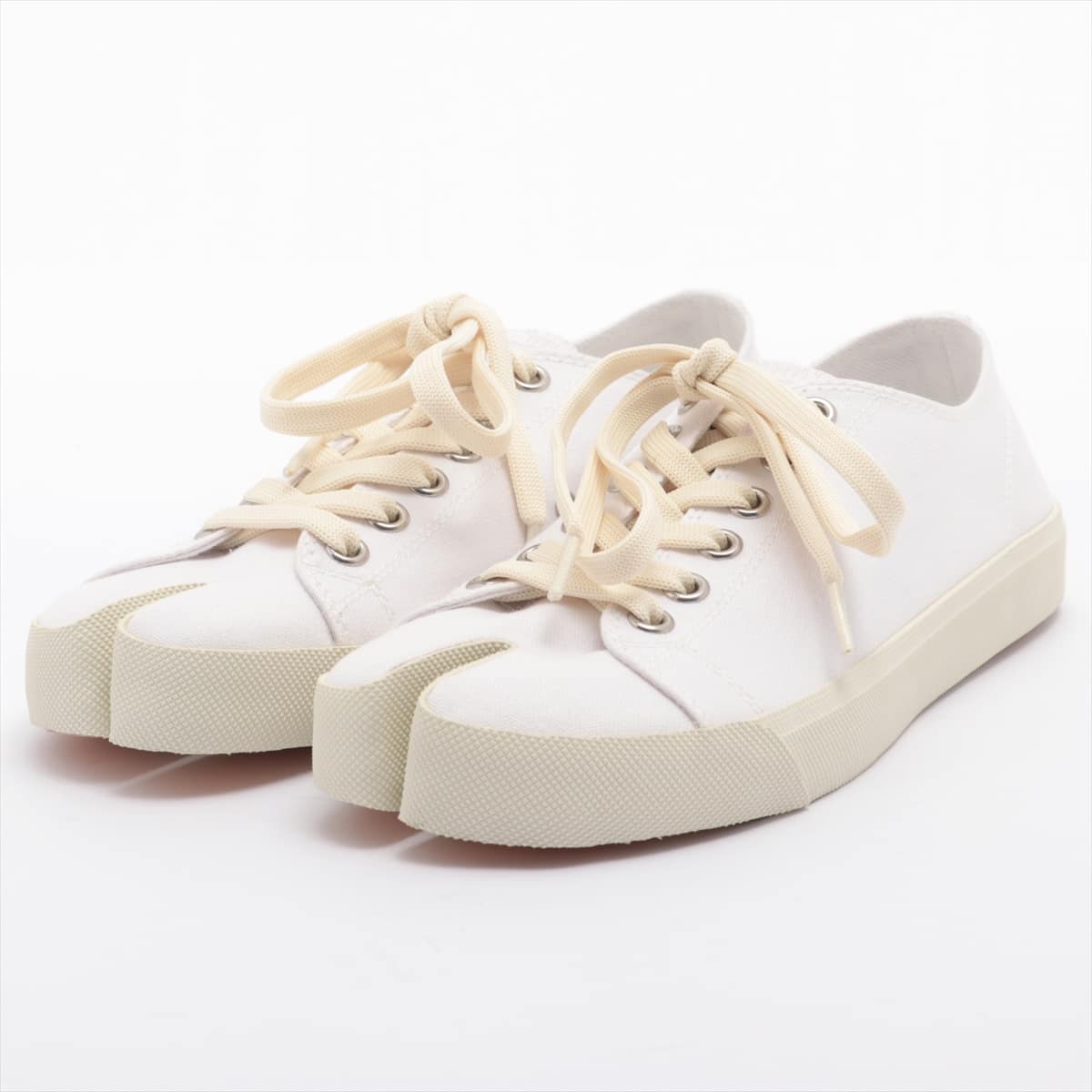 Maison Margiela Cotton Sneakers 39 Men's White Tabi S57WS0252