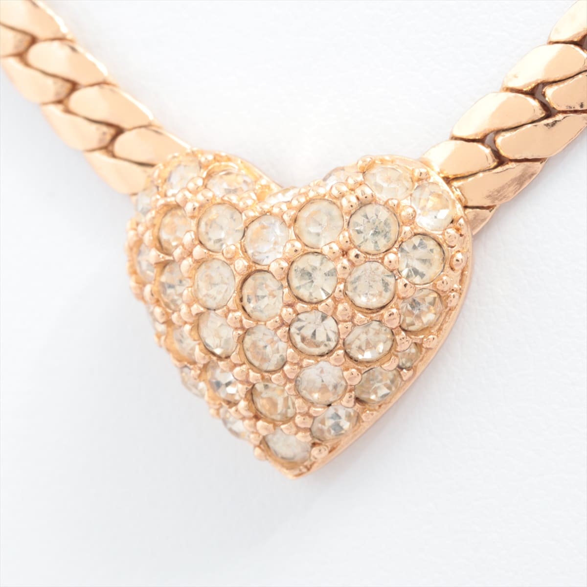 Christian Dior hearts Choker GP×inestone Gold