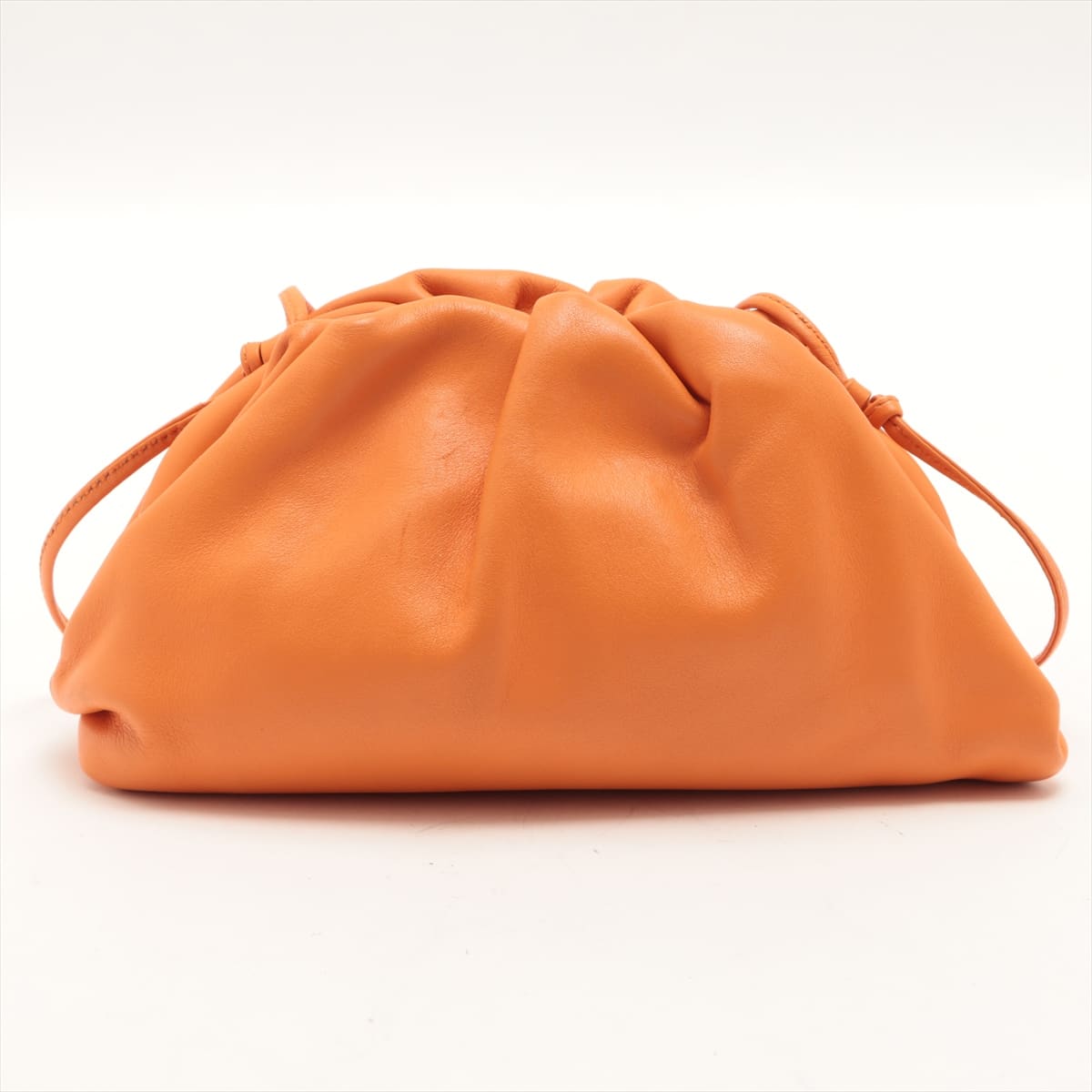 Bottega Veneta The Pouch 20 Leather Shoulder bag Orange