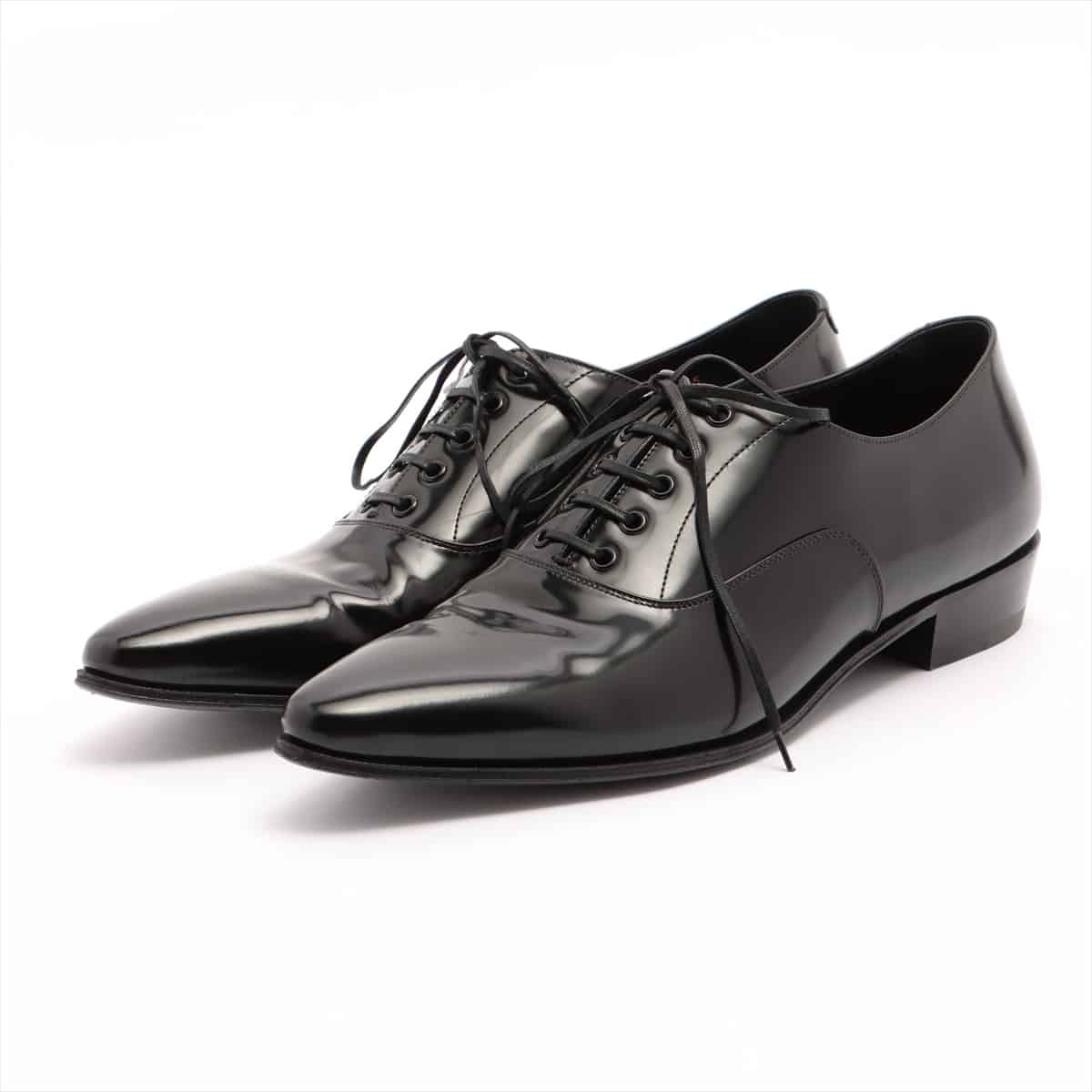 CELINE Leather Leather shoes 42 Men's Black 190013985 Inner feather plain toe