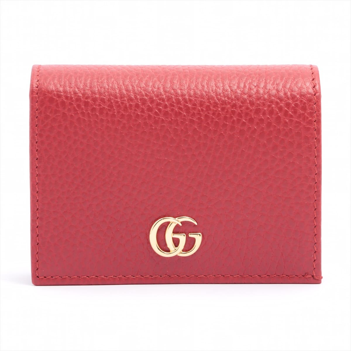 Gucci GG Marmont 456126 Leather Wallet Red