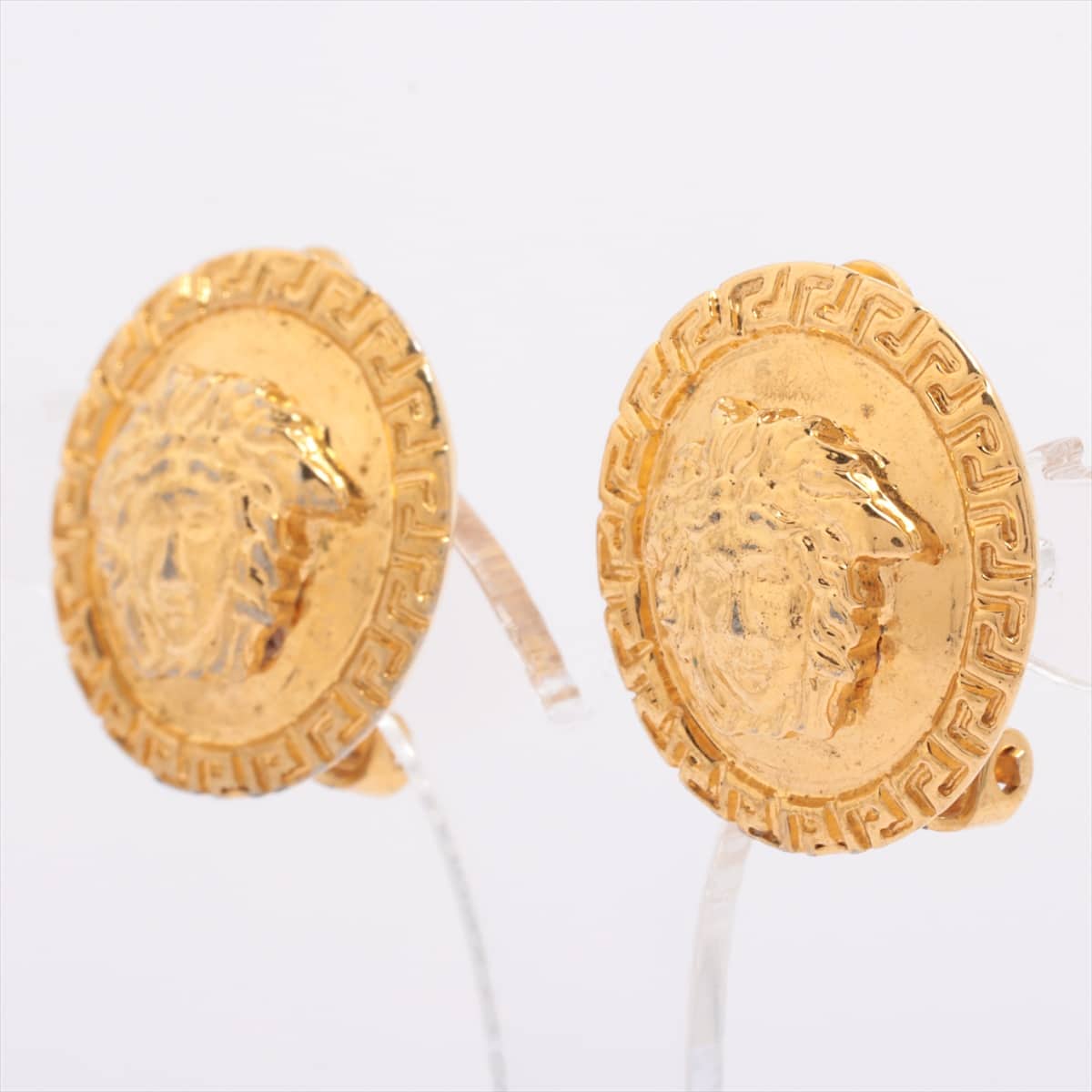 VERSACE Medusa Earrings (for both ears) GP Gold
