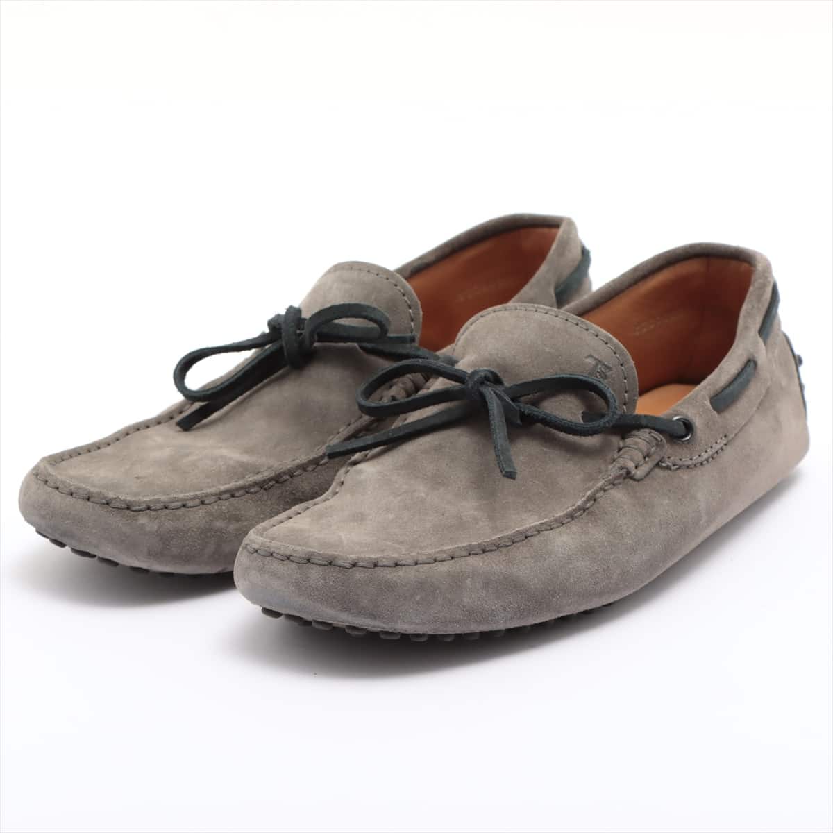 Tod's Suede Driving shoes 6.5 Men's Grey