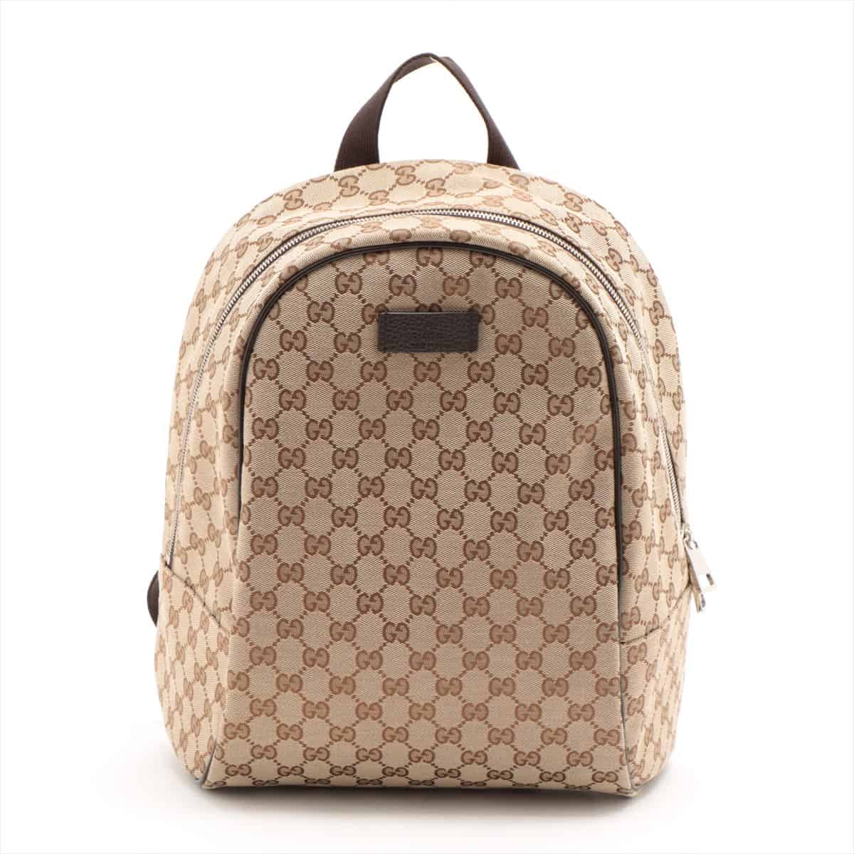 Gucci GG Canvas canvas Backpack Beige 449906