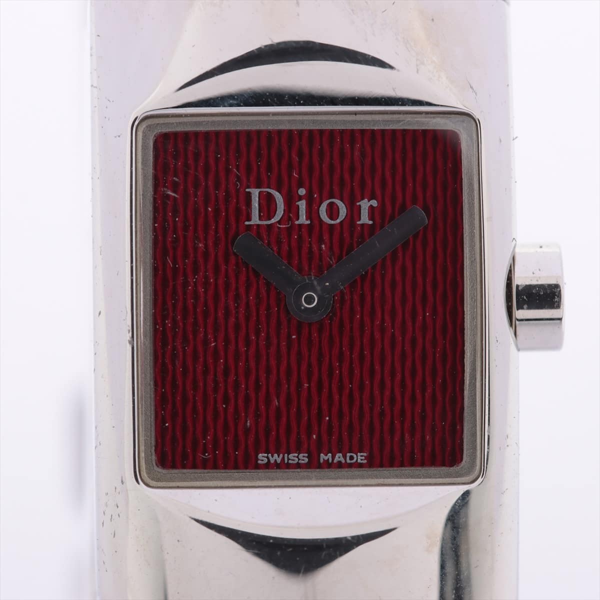 Christian Dior Diorific D96-100 SS QZ Red dial