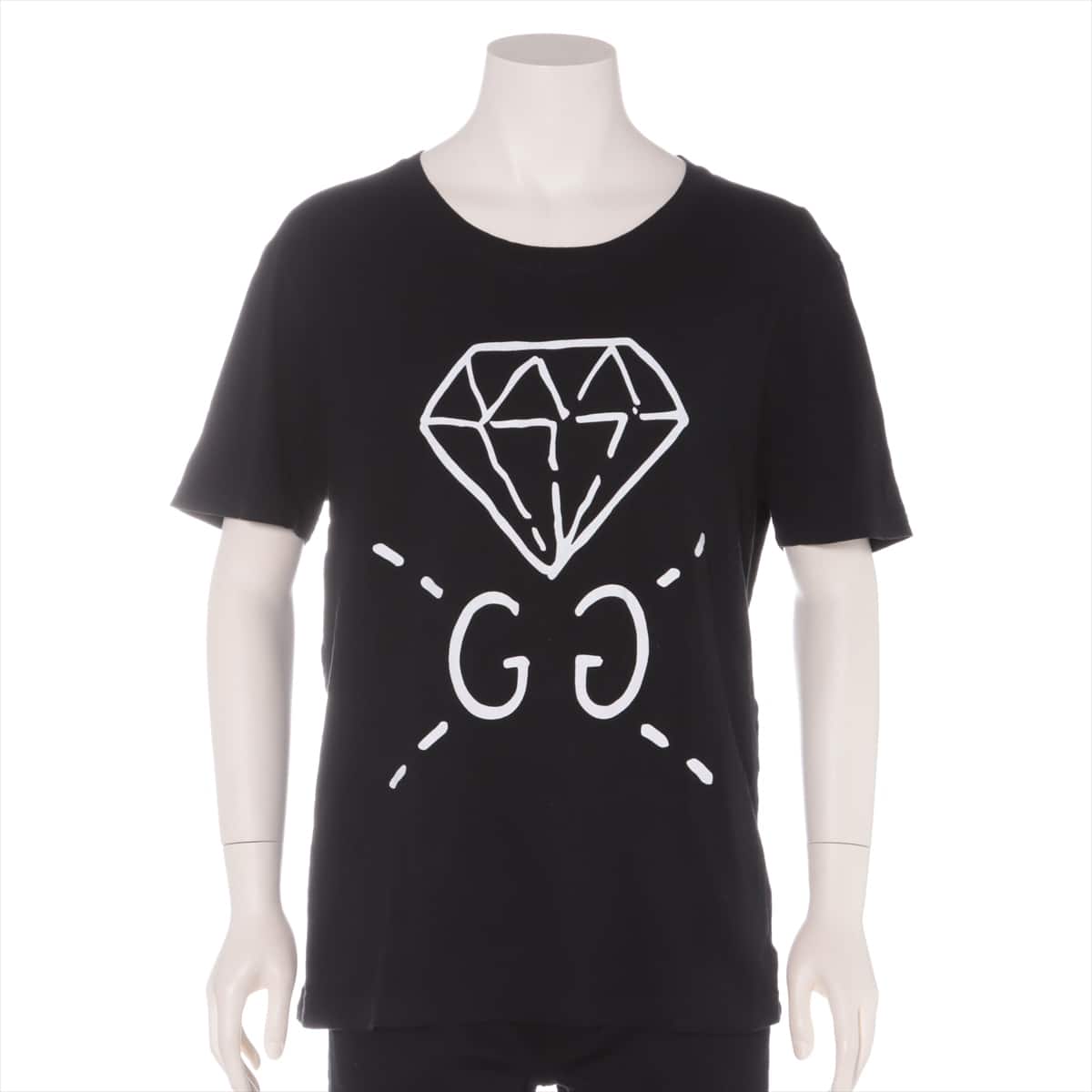 Gucci 17SS Cotton T-shirt M Men's Black  432086