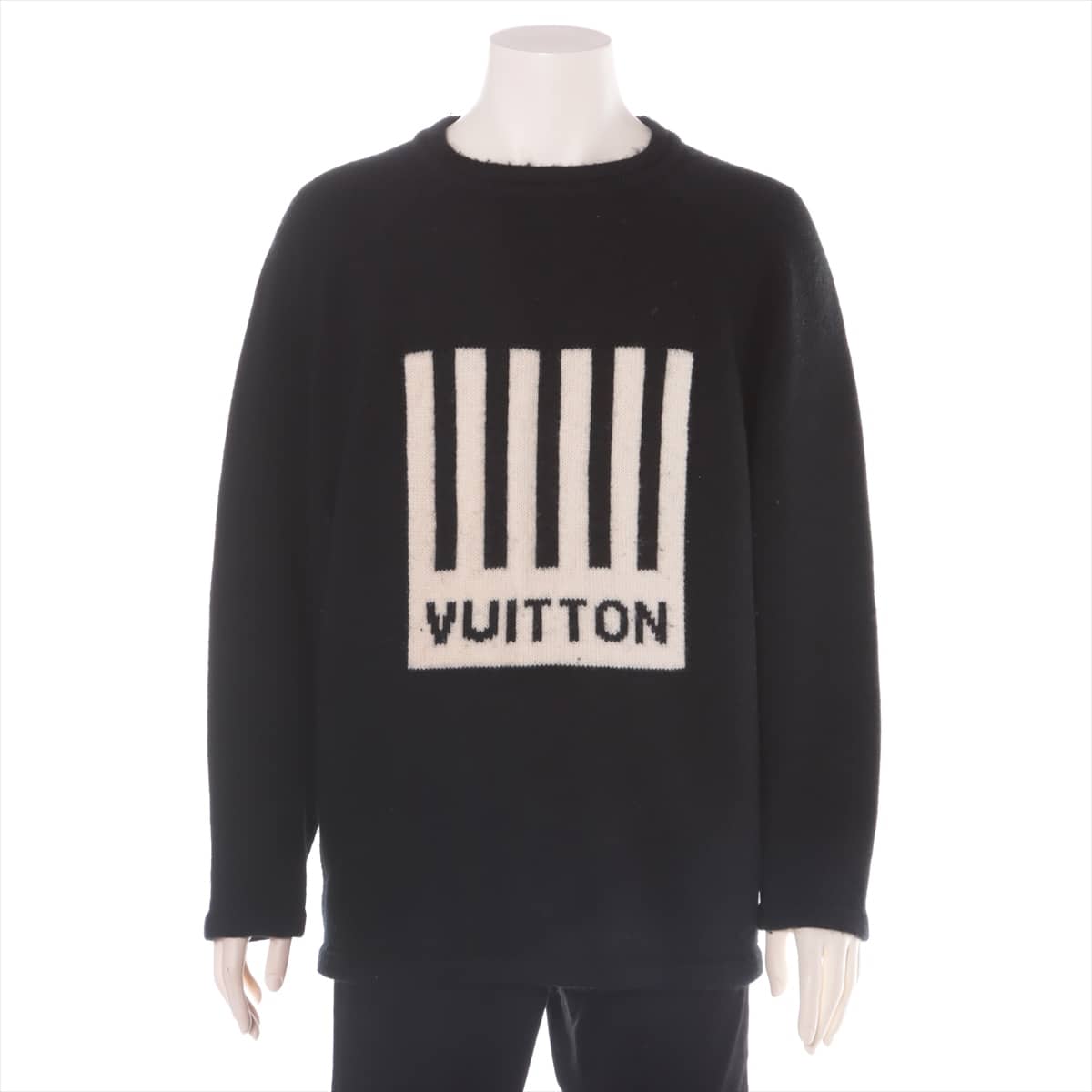 Louis Vuitton RM192M Wool Sweater L Men's Black