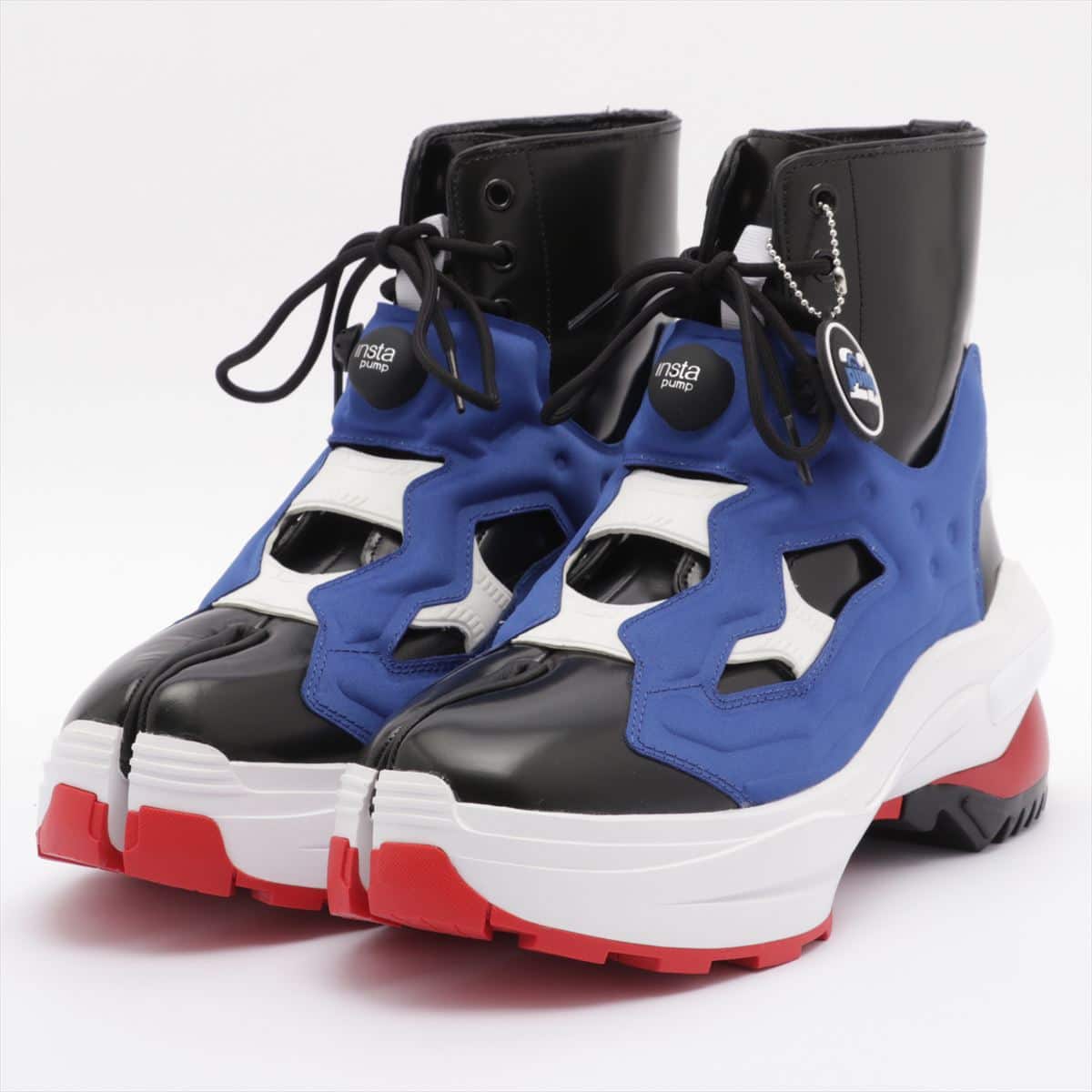 Maison Margiela x Reebok Leather Sneakers 28.5cm Men's Blue x black S34WU0024 Pump fury