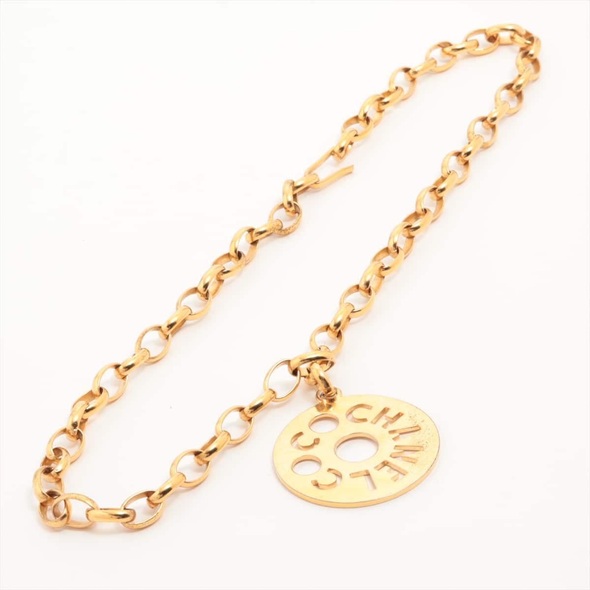 Chanel Logo Necklace GP Gold