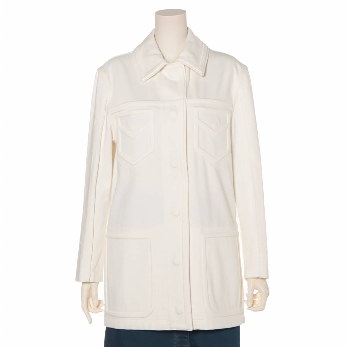 Fendi 20 years Cotton Denim jacket 36 Ladies' White