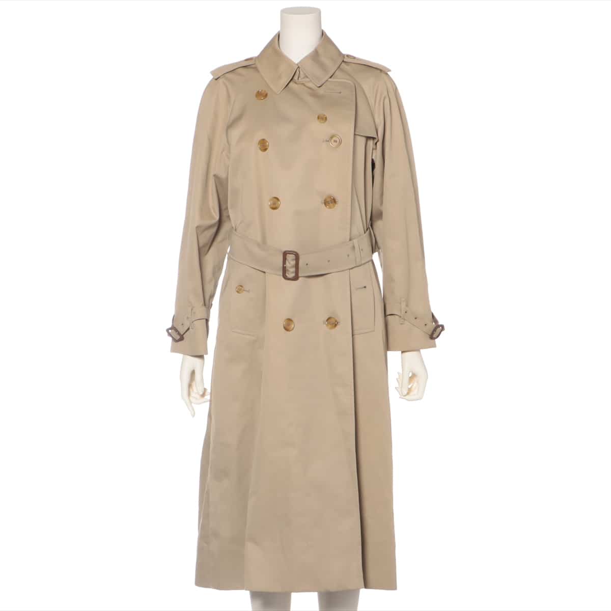 Burberrys Cotton & Polyester Trench coat 8 Petite Ladies' Beige