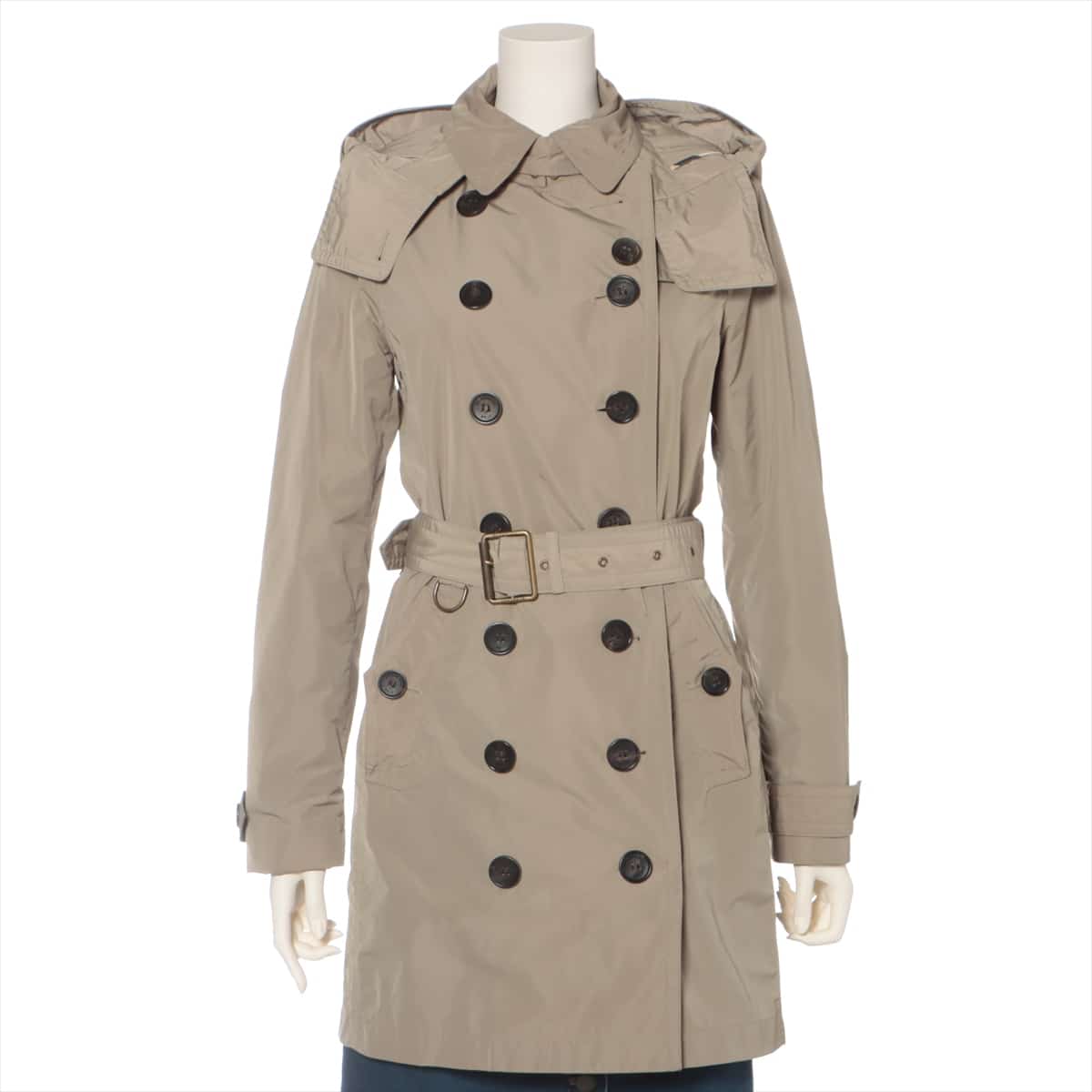 Burberry Brit Polyester Trench coat UK 6 Ladies' Beige  belted