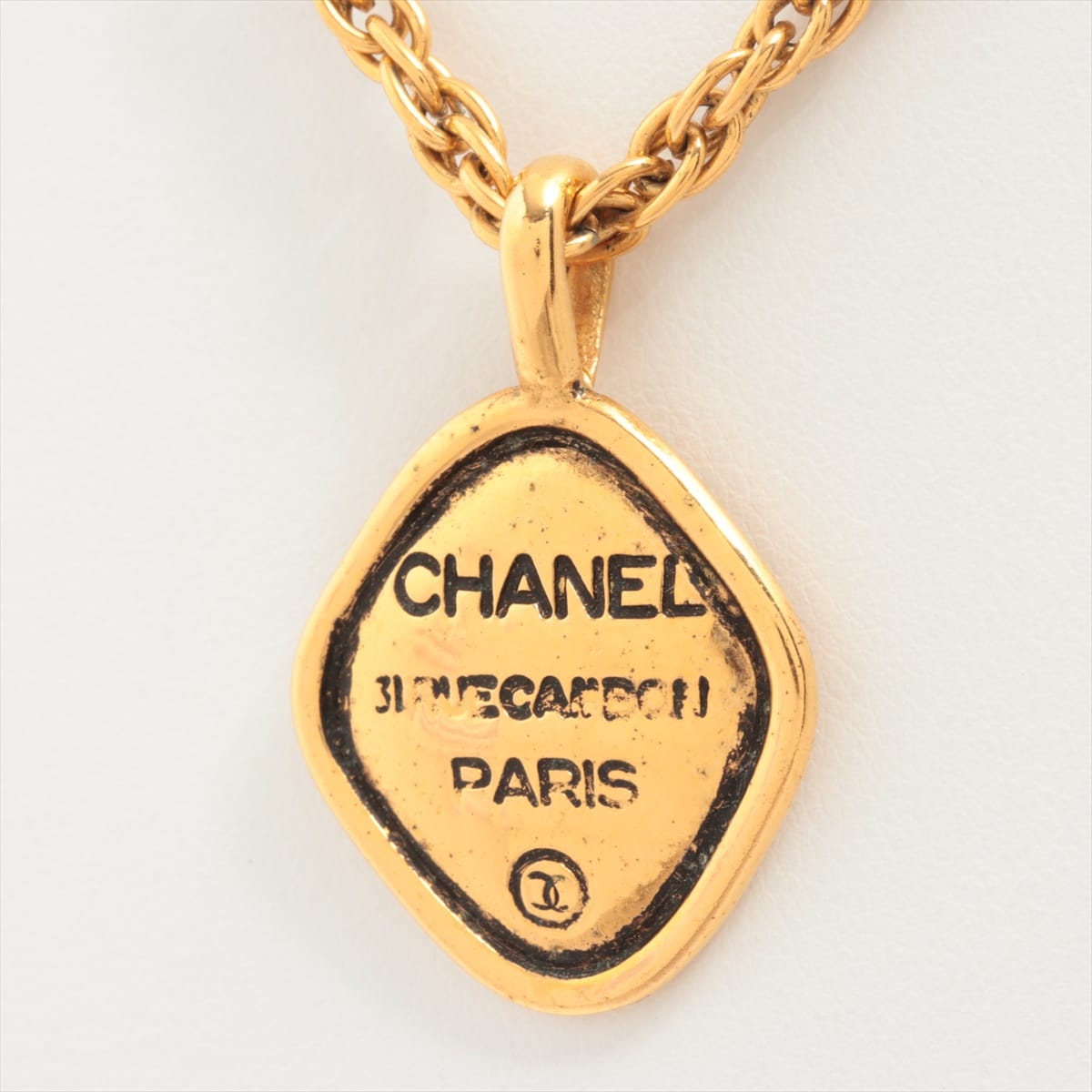 Chanel Cambon Necklace GP Gold