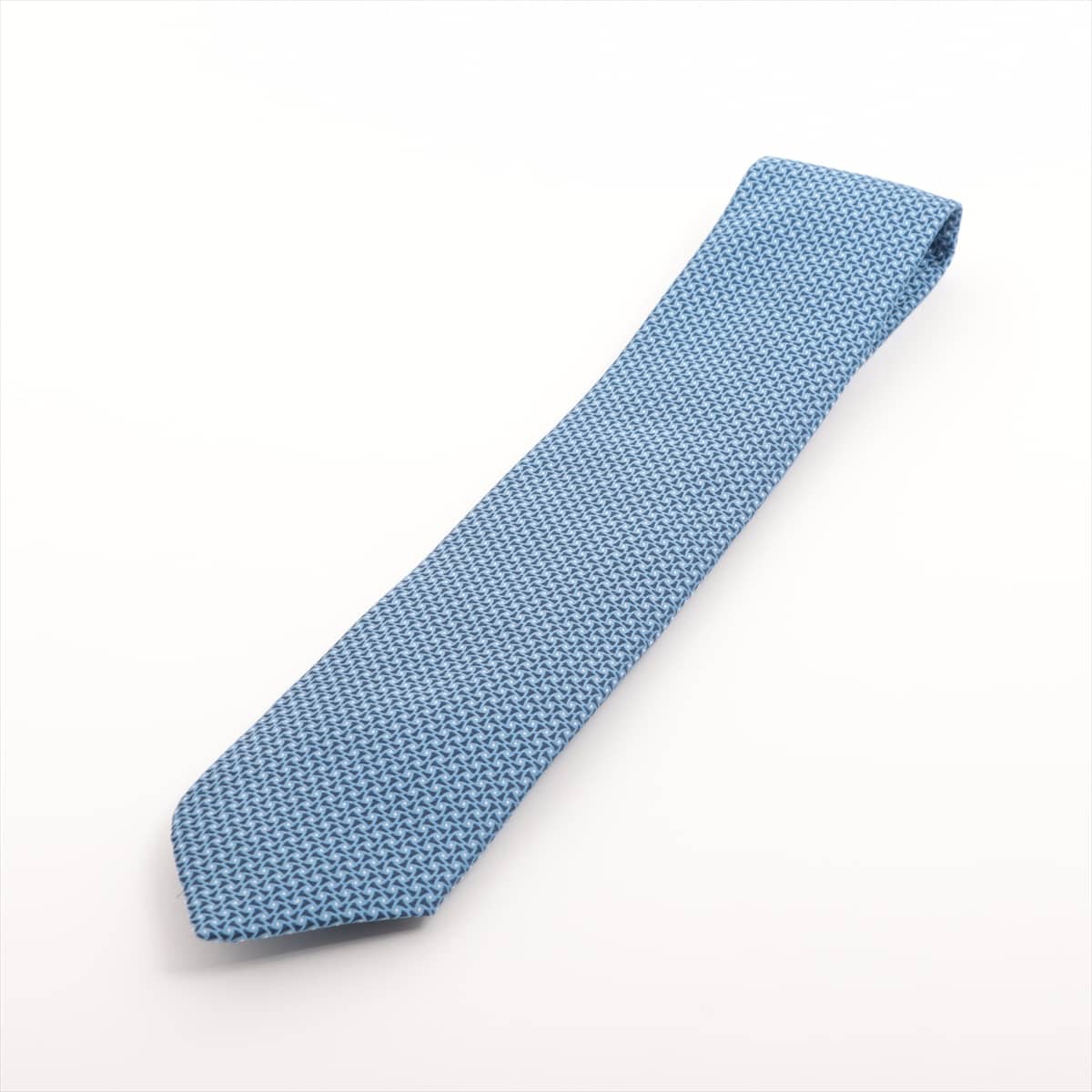 Hermès Necktie Silk Blue smell smell