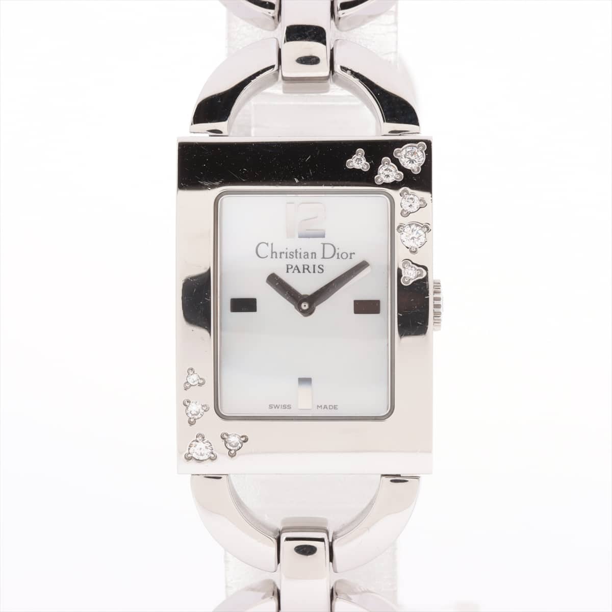 Christian Dior Malice Square D78-1091 SS QZ Shell-Face