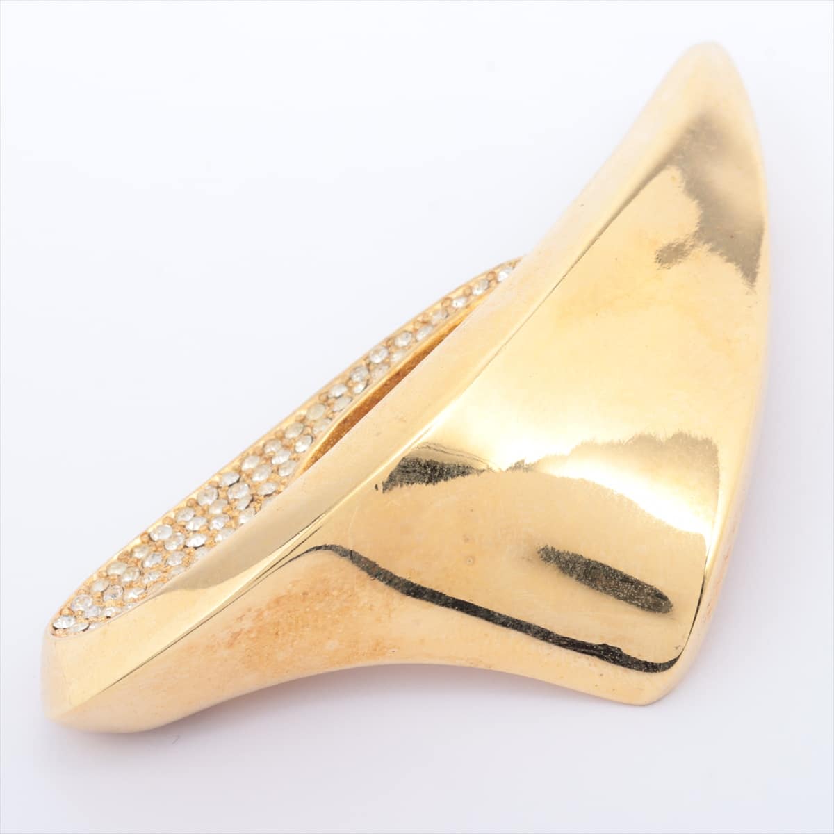 Christian Dior Brooch GP×inestone Gold